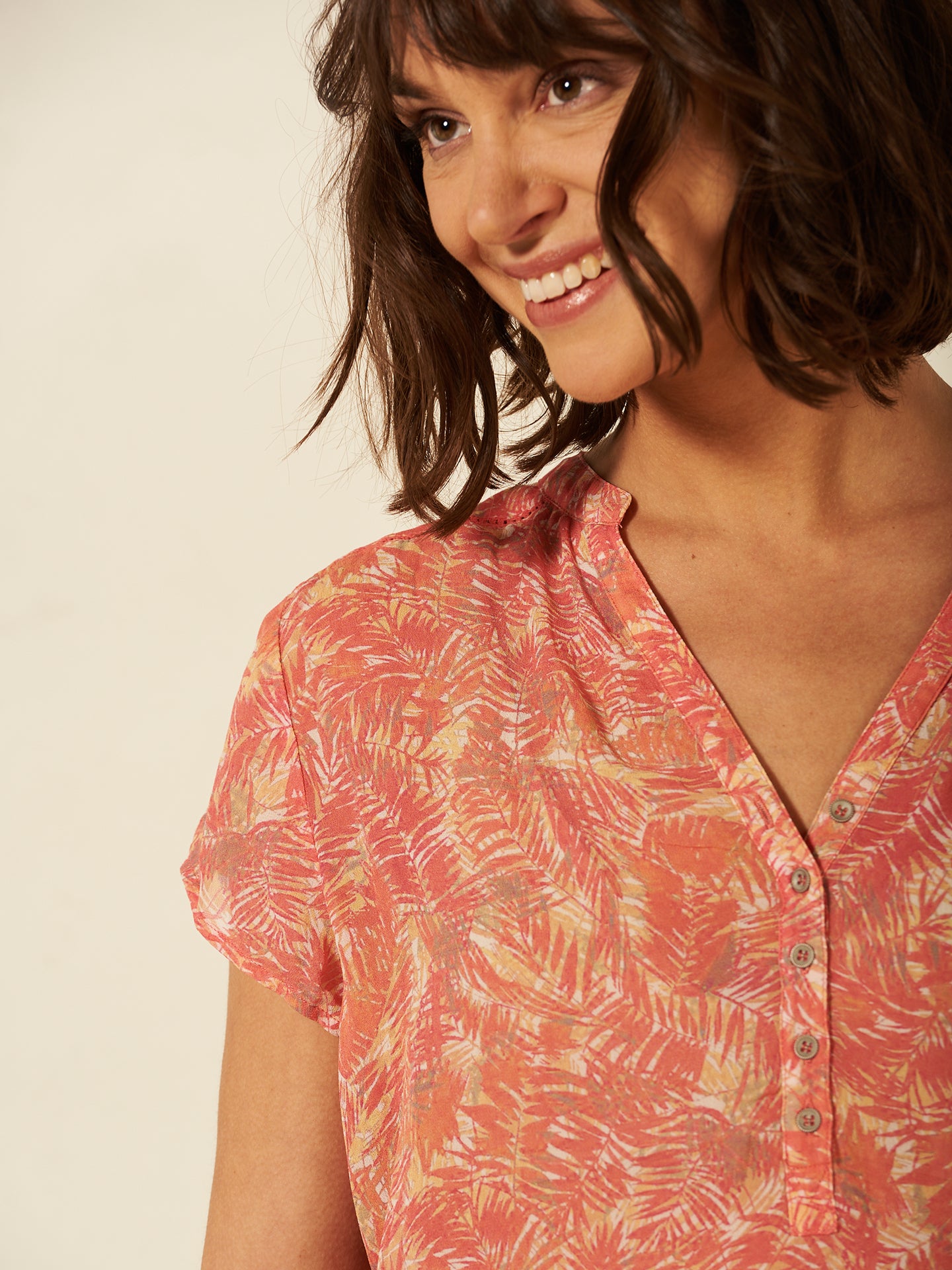Bluse mit Druck