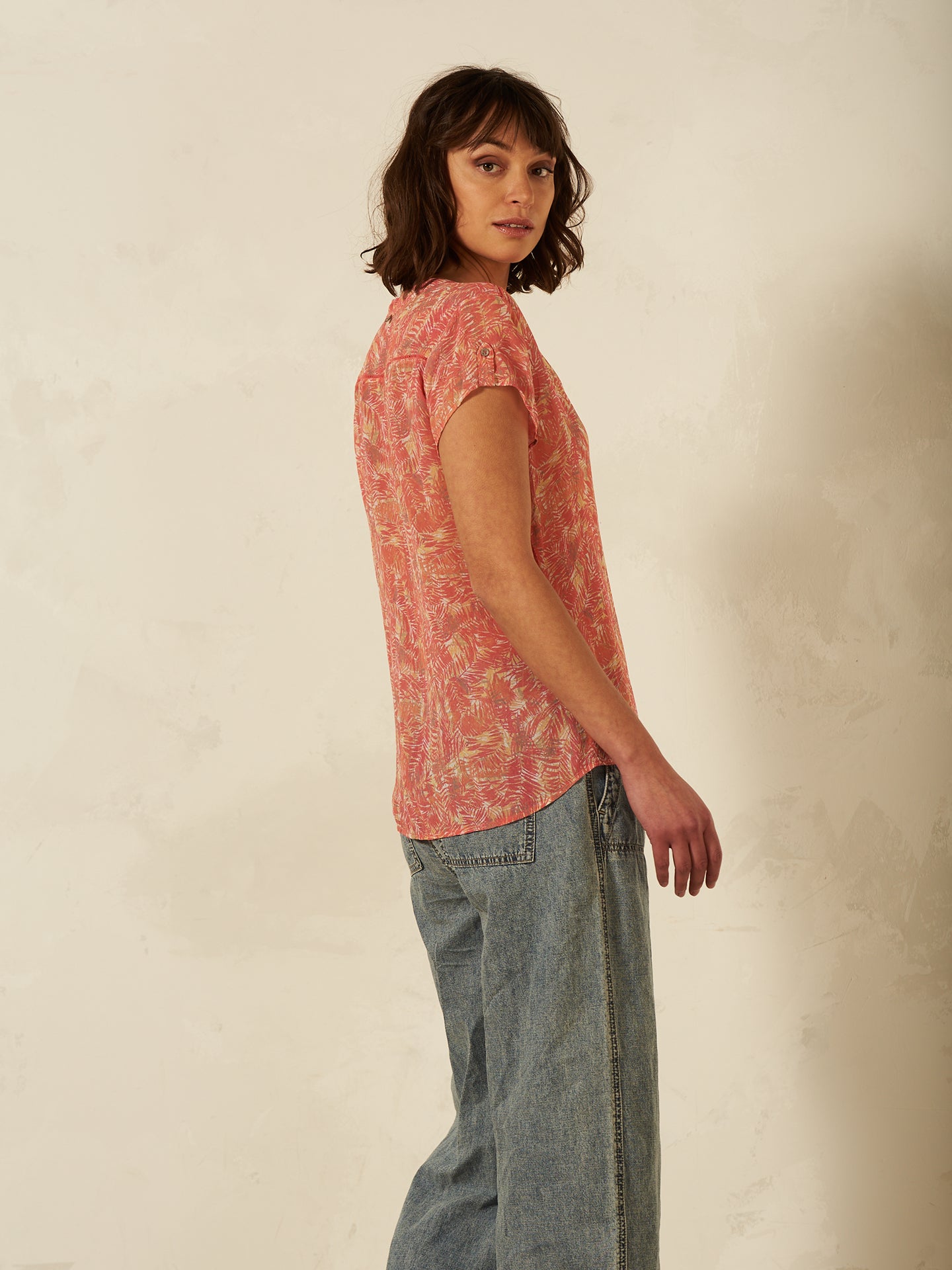 Bluse mit Druck