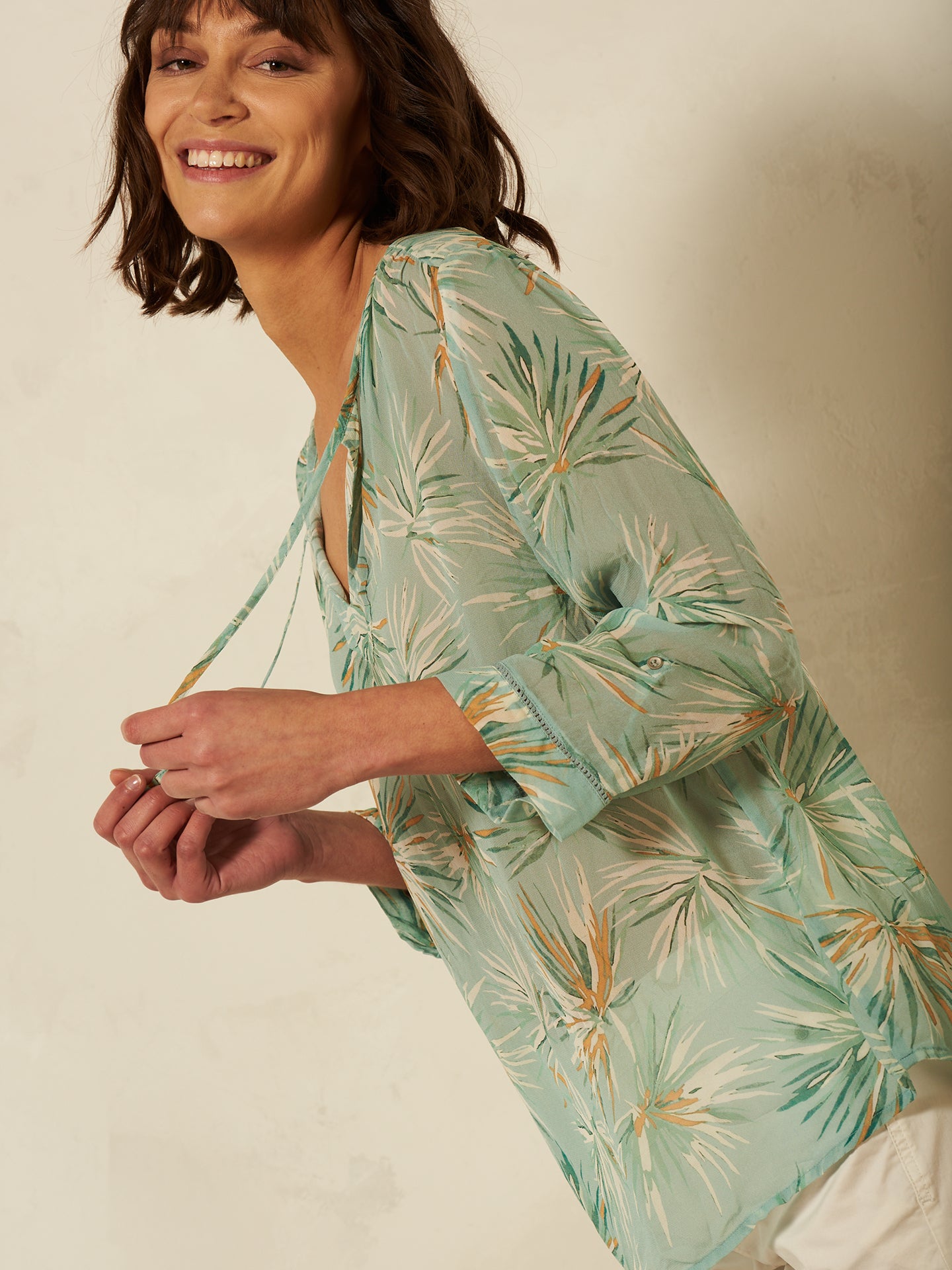 Blusa con stampa