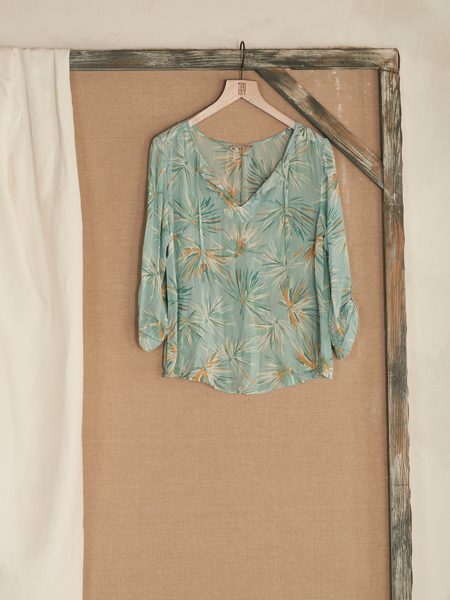 Blusa con stampa