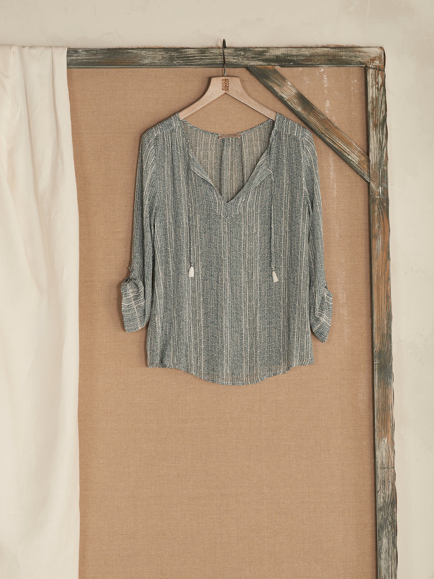 Blusa con stampa
