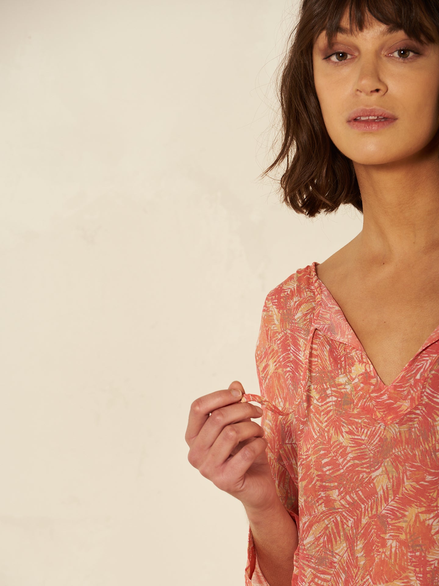 Blusa con stampa