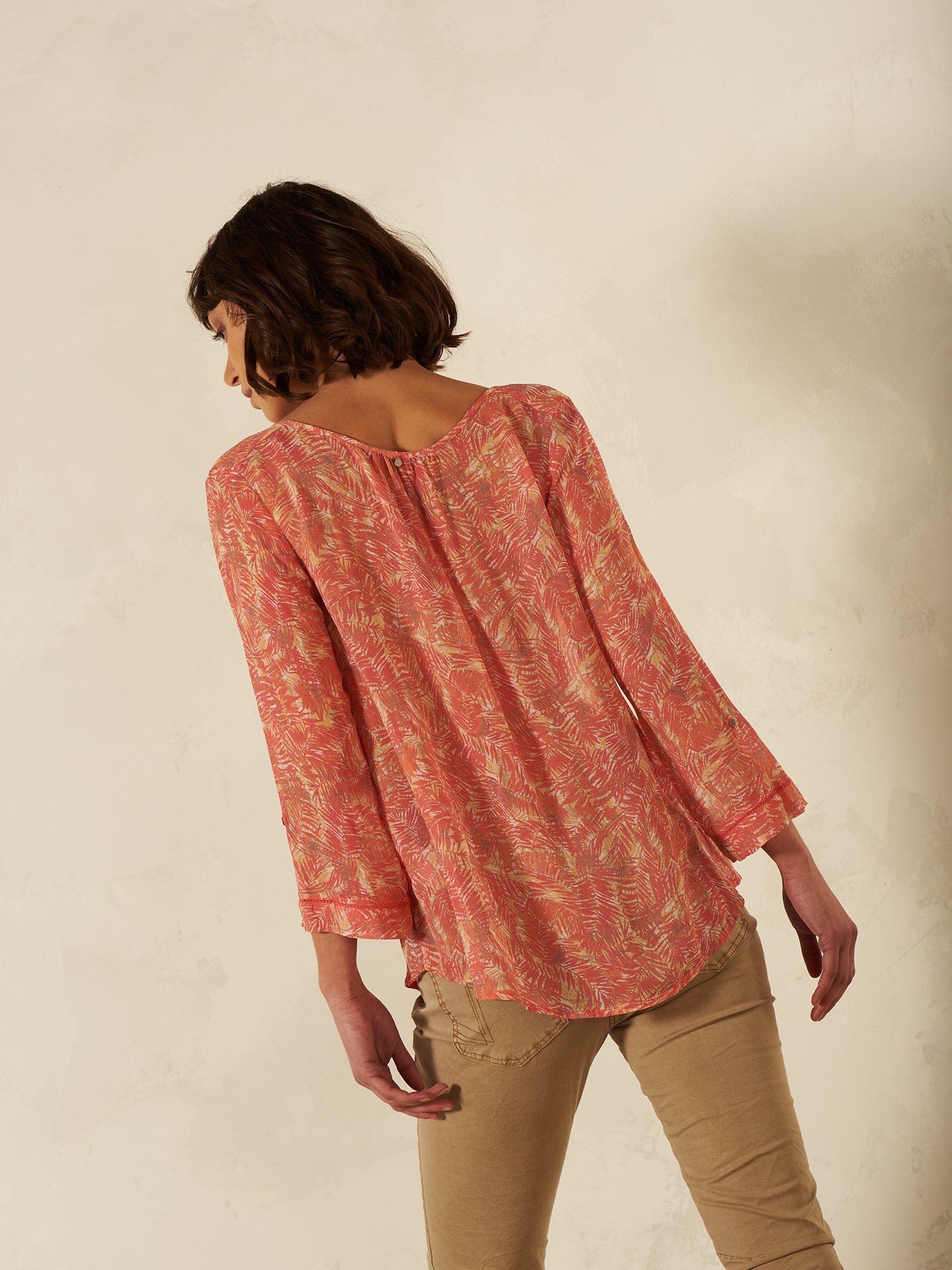 Blusa con stampa