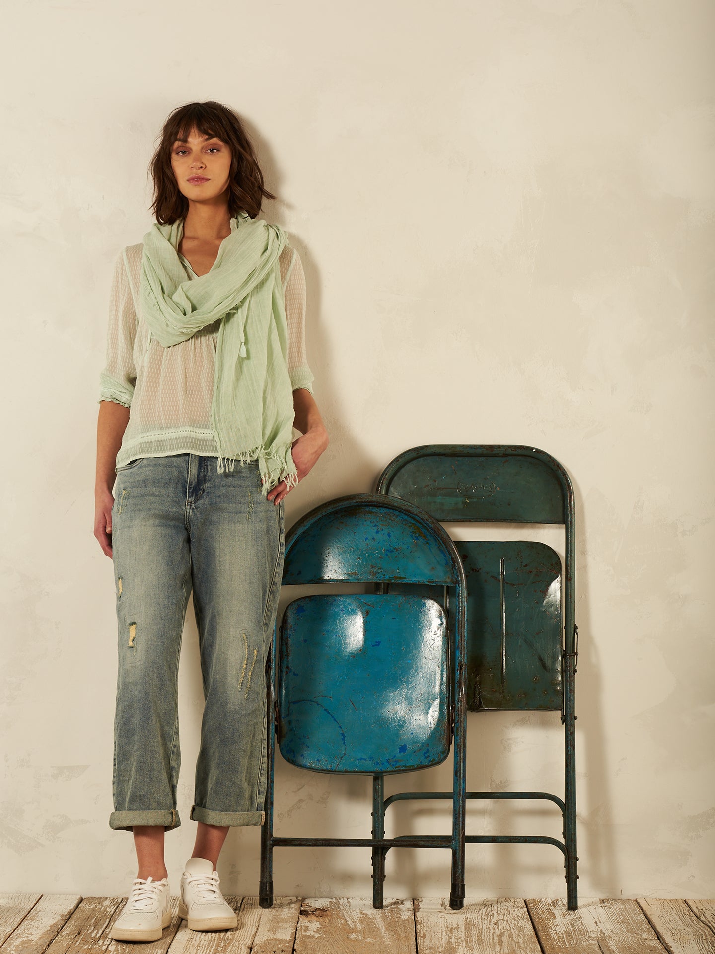 Bluse mit Häkeldetail