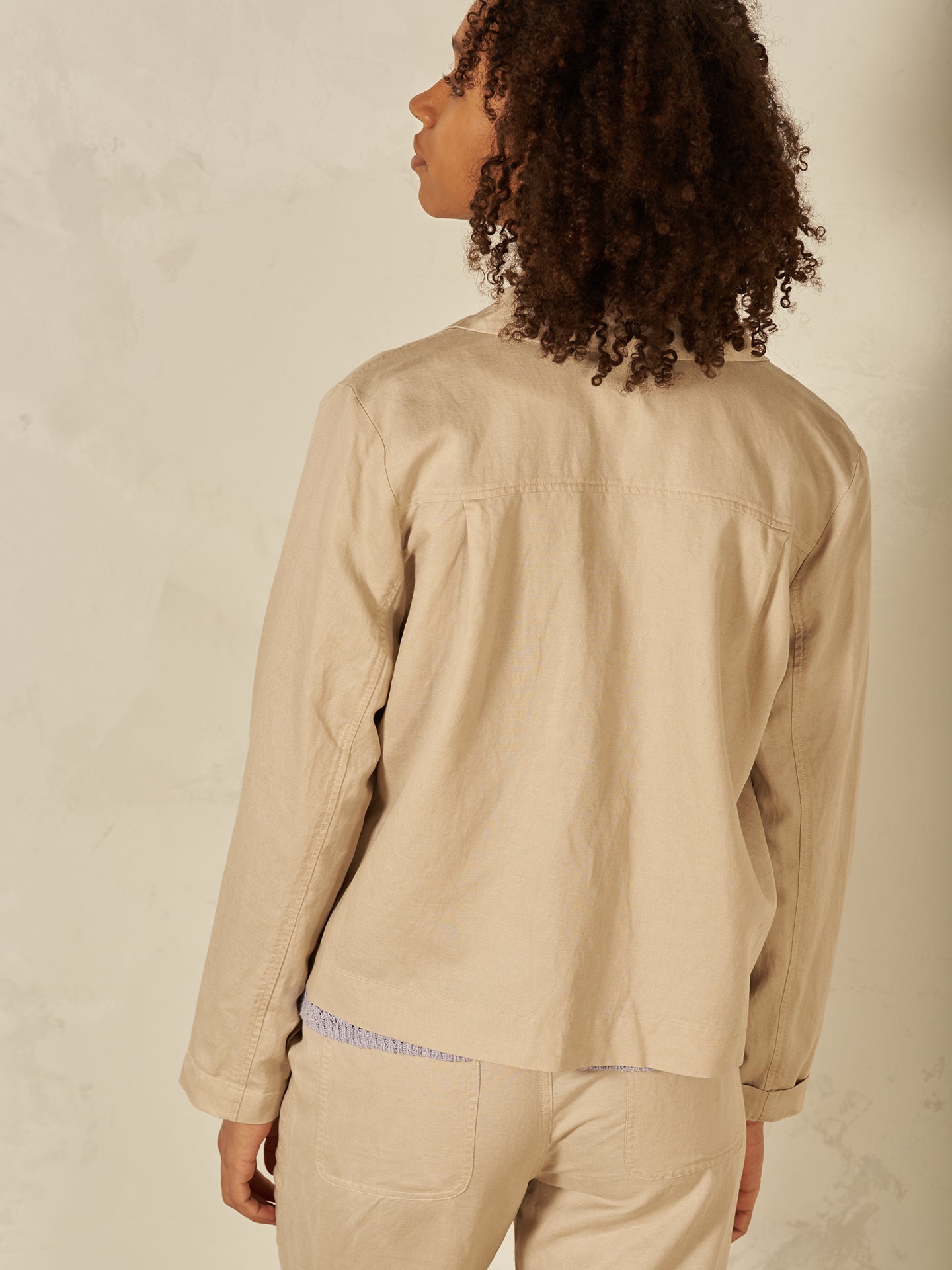 Jacke mit Hemdkragen