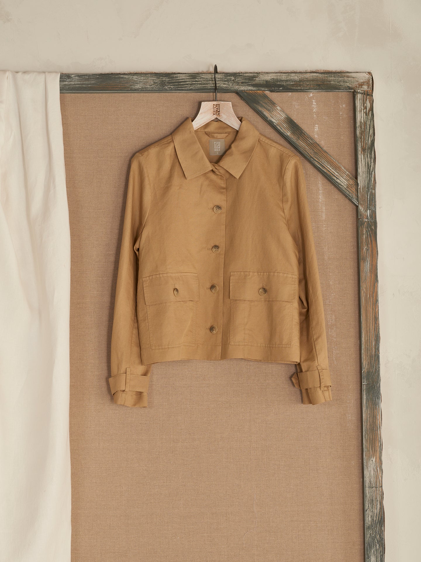 Jacke mit Hemdkragen