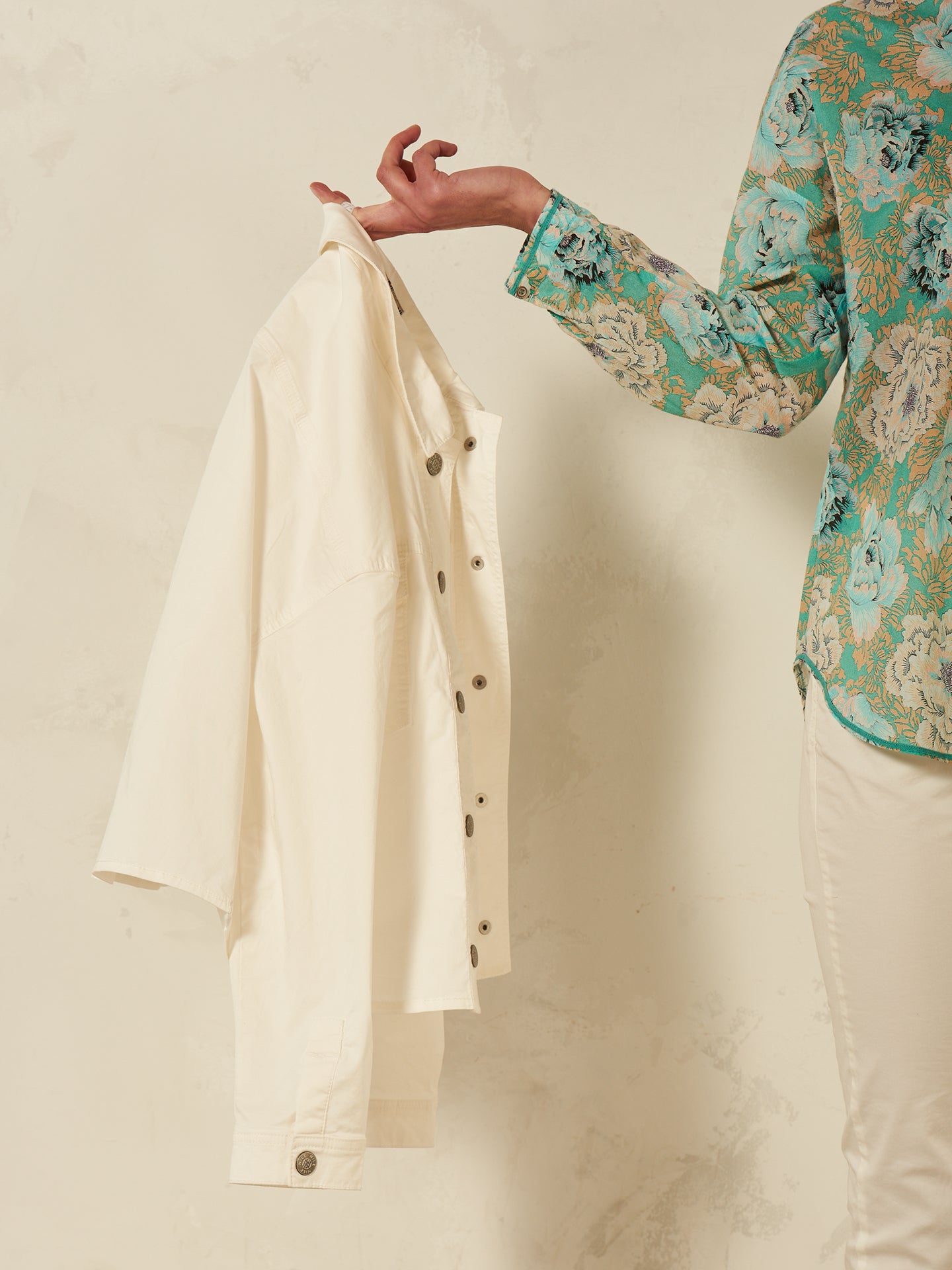 Jacke mit Hemdkragen
