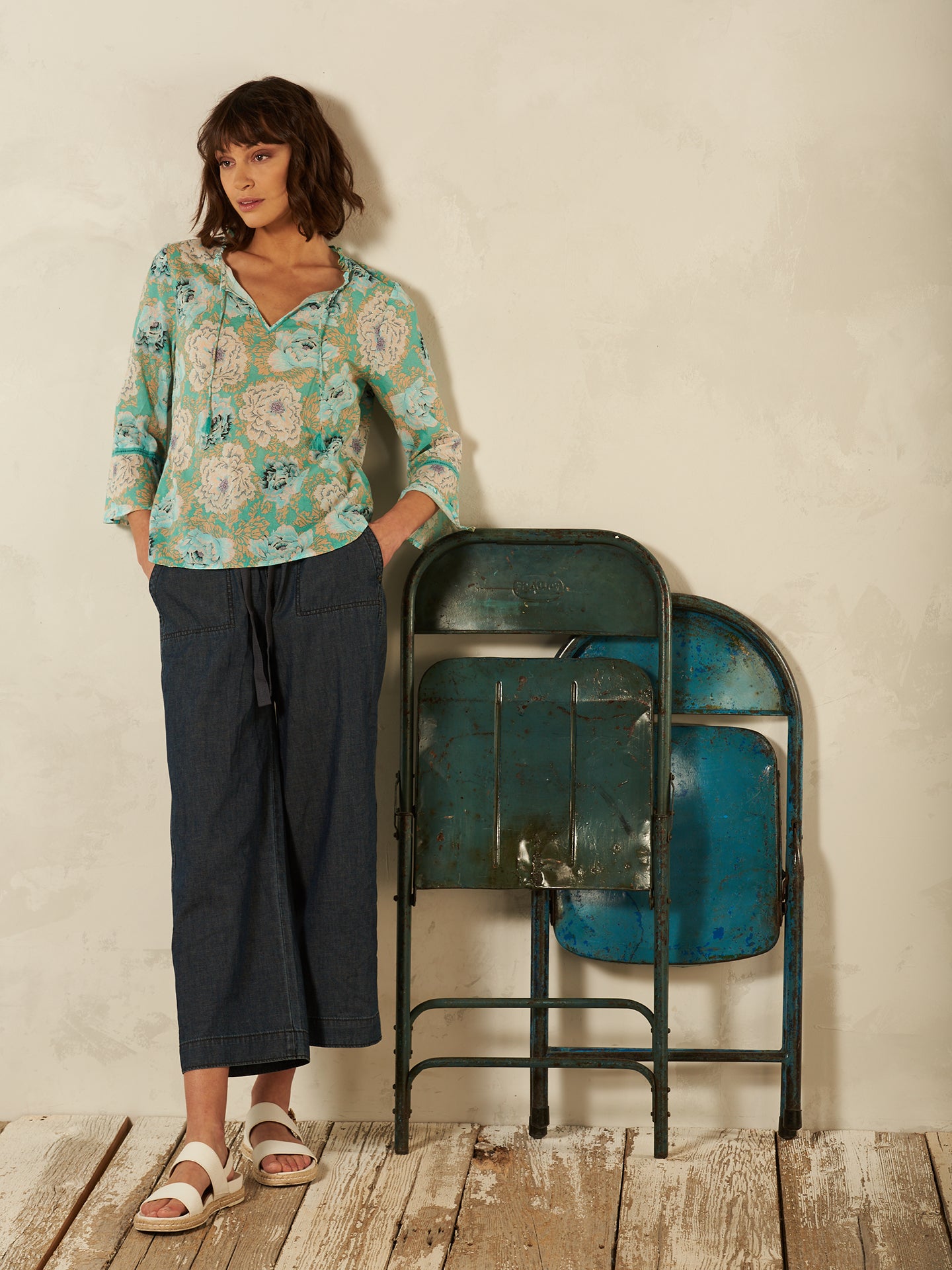 Blusa con stampa
