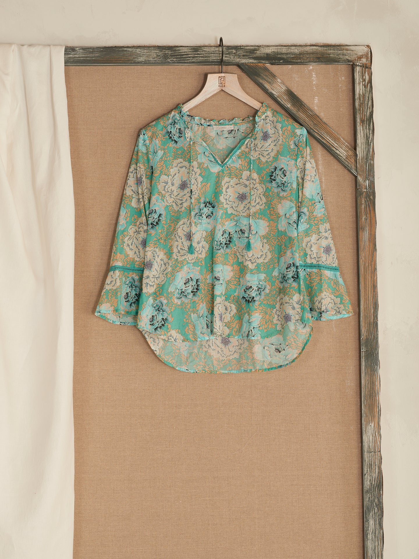 Blusa con stampa