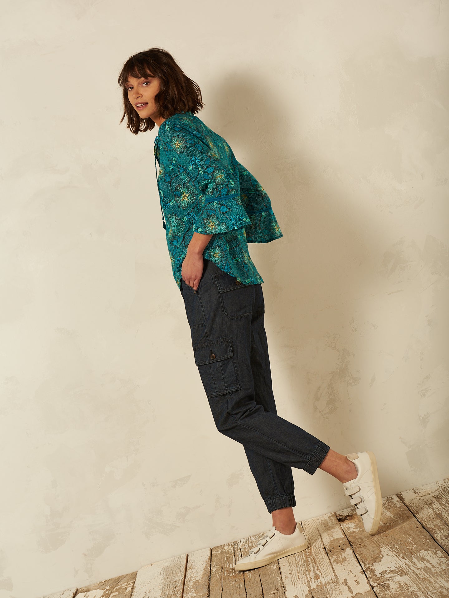 Blusa con stampa