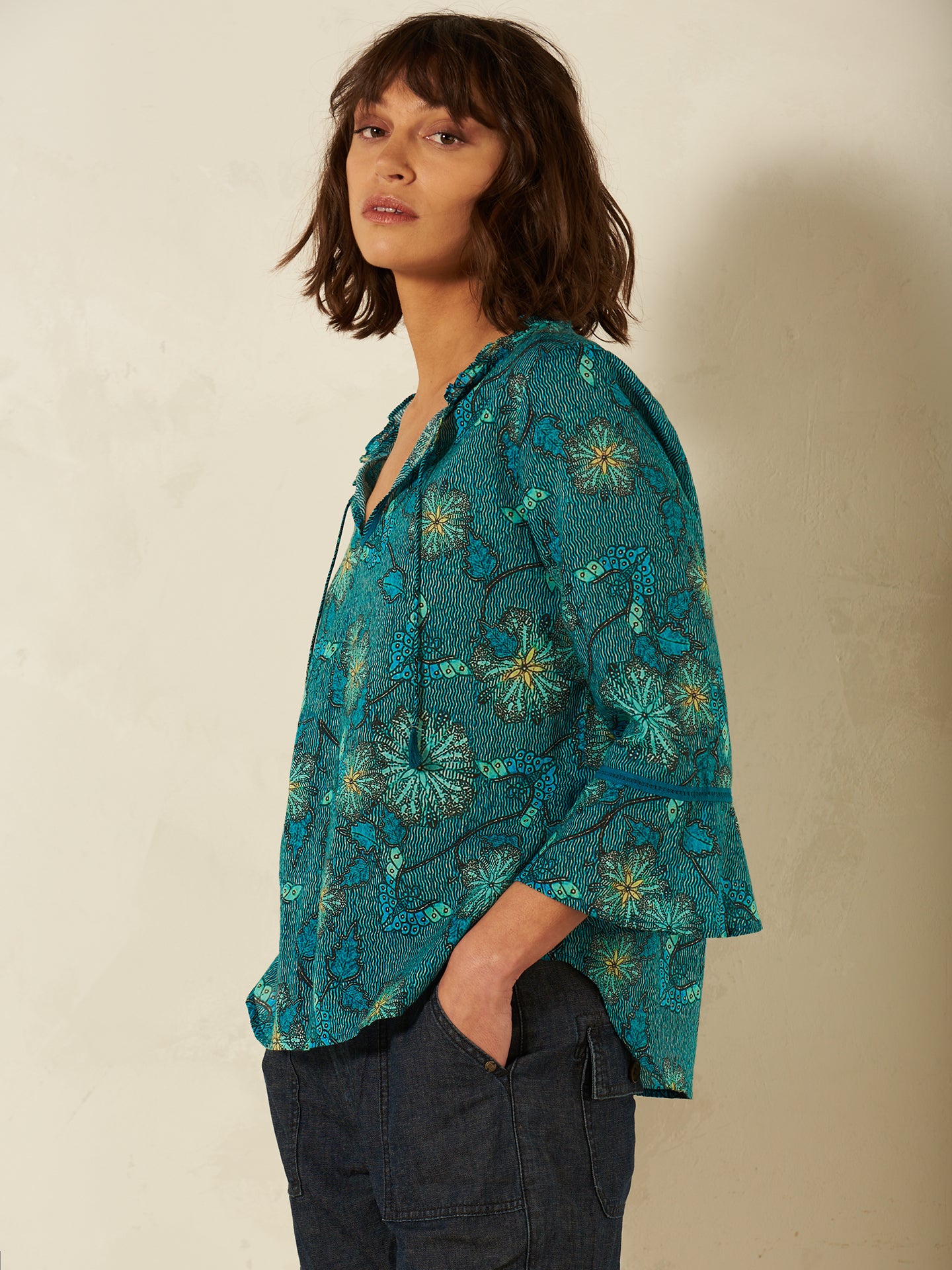 Blusa con stampa