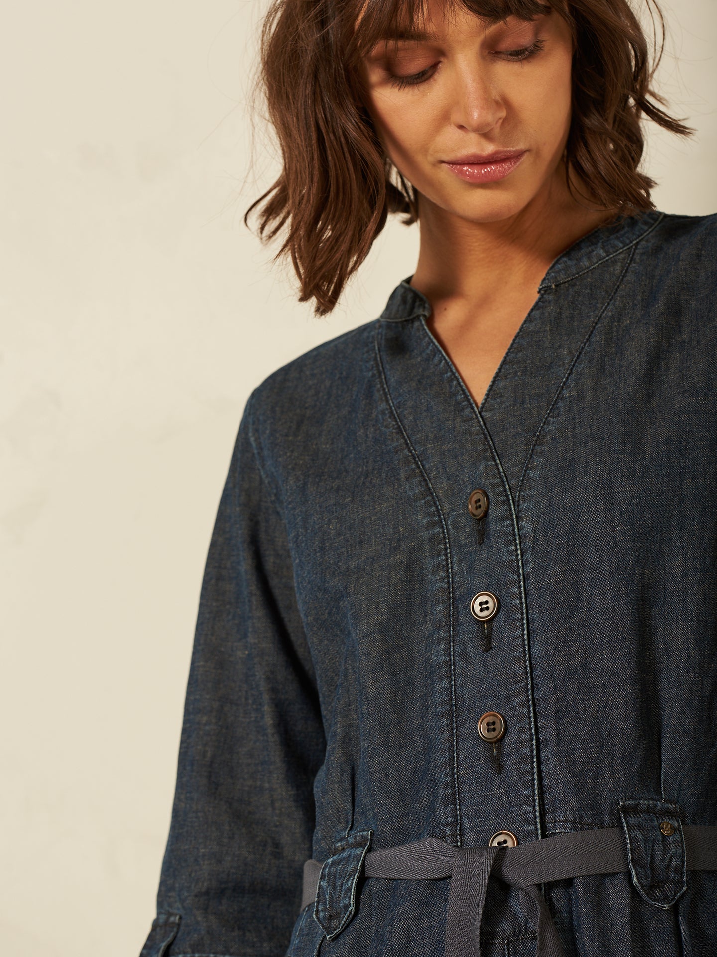 Jumpsuit mit Leinen