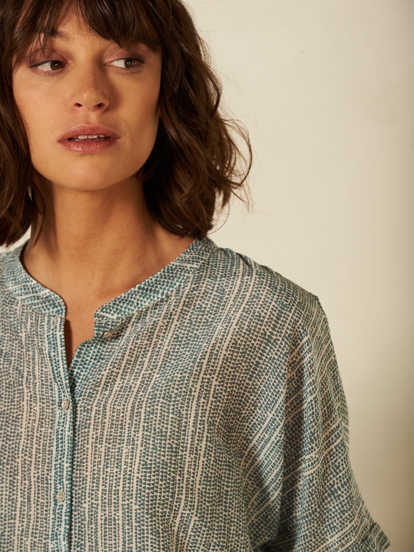 Bluse mit Knopfleiste