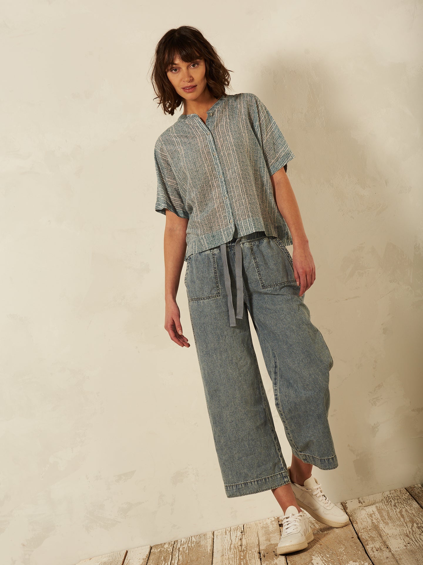Bluse mit Knopfleiste