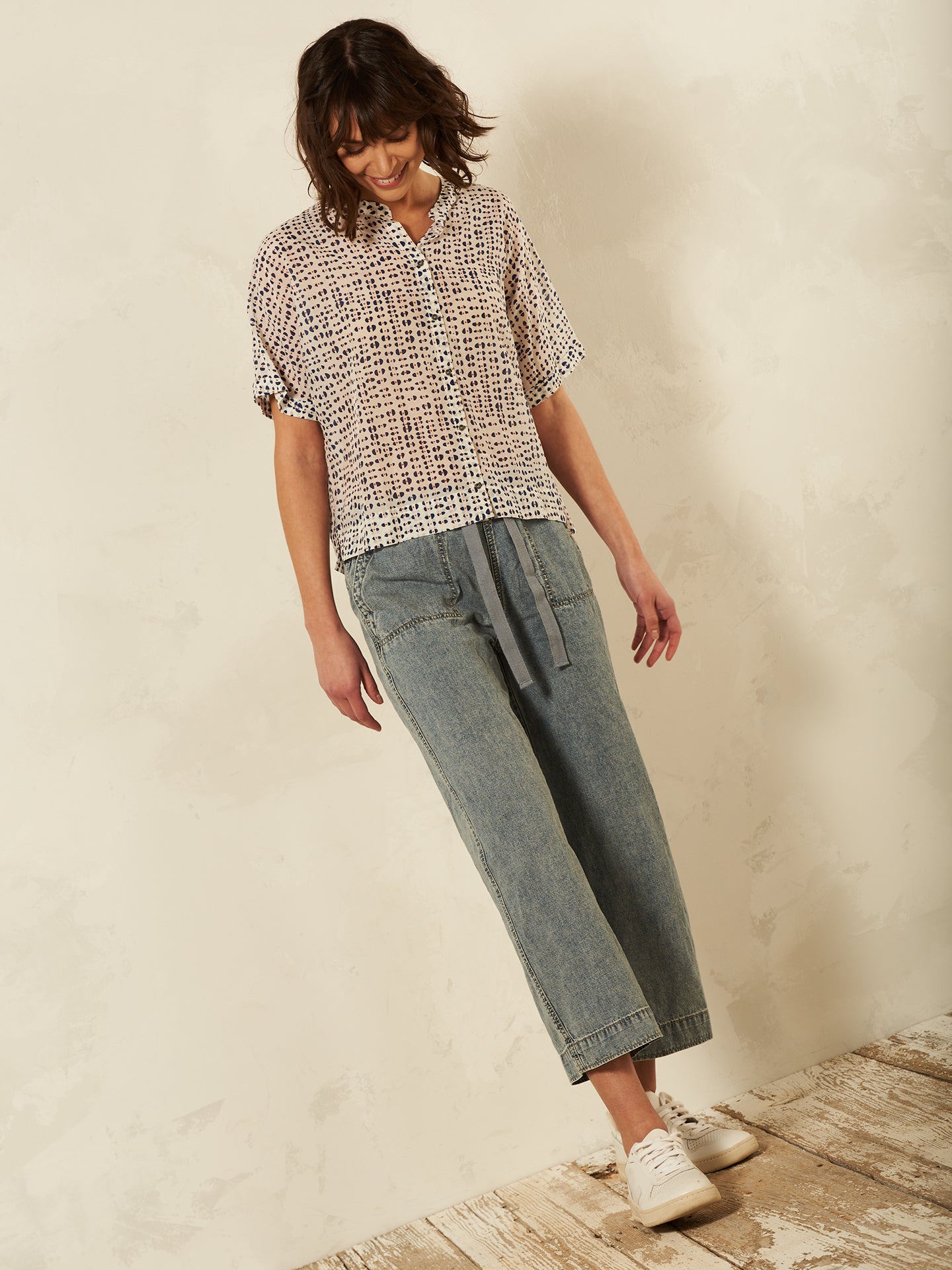 Bluse mit Knopfleiste