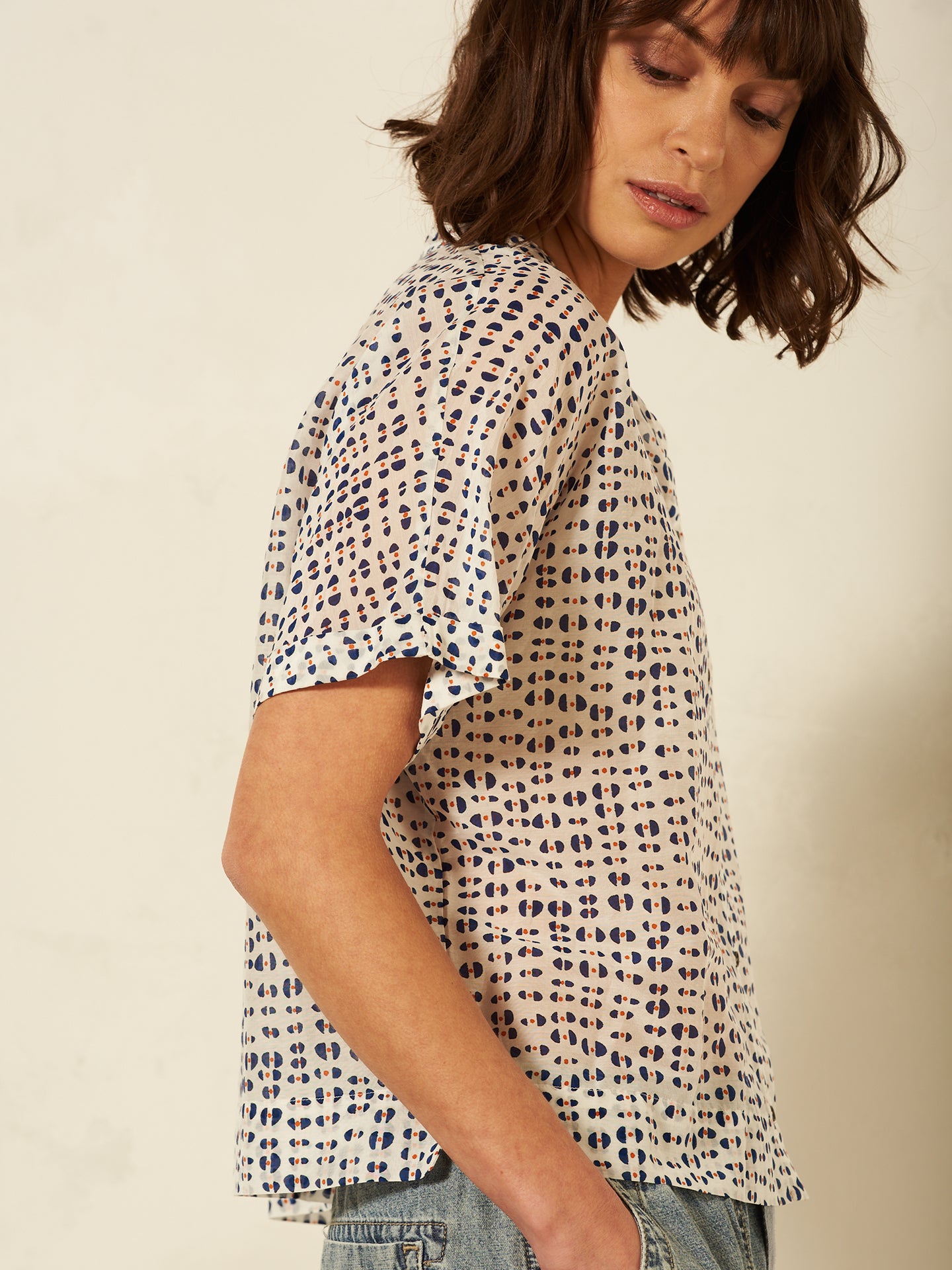 Bluse mit Knopfleiste