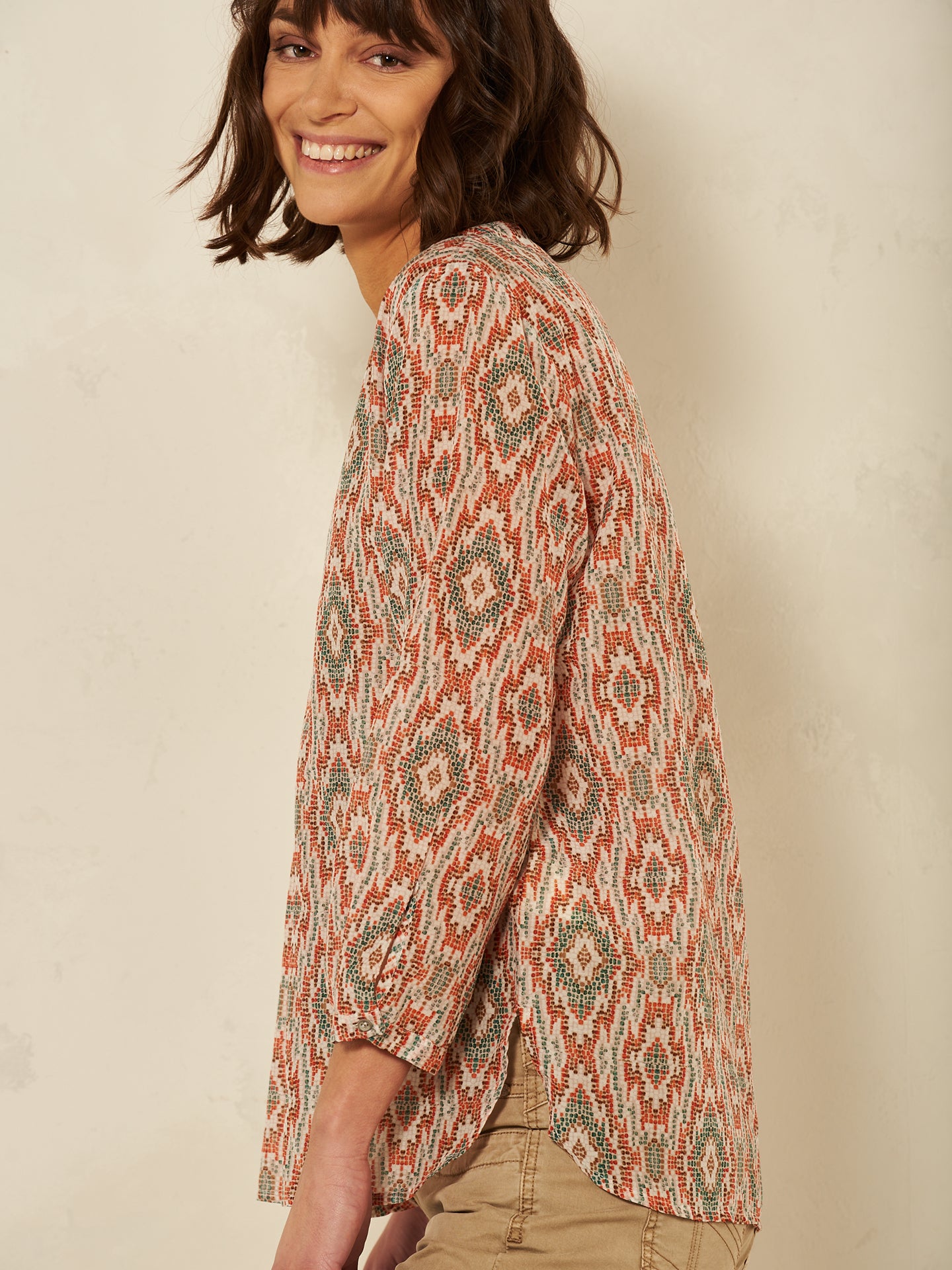 Blusa con stampa
