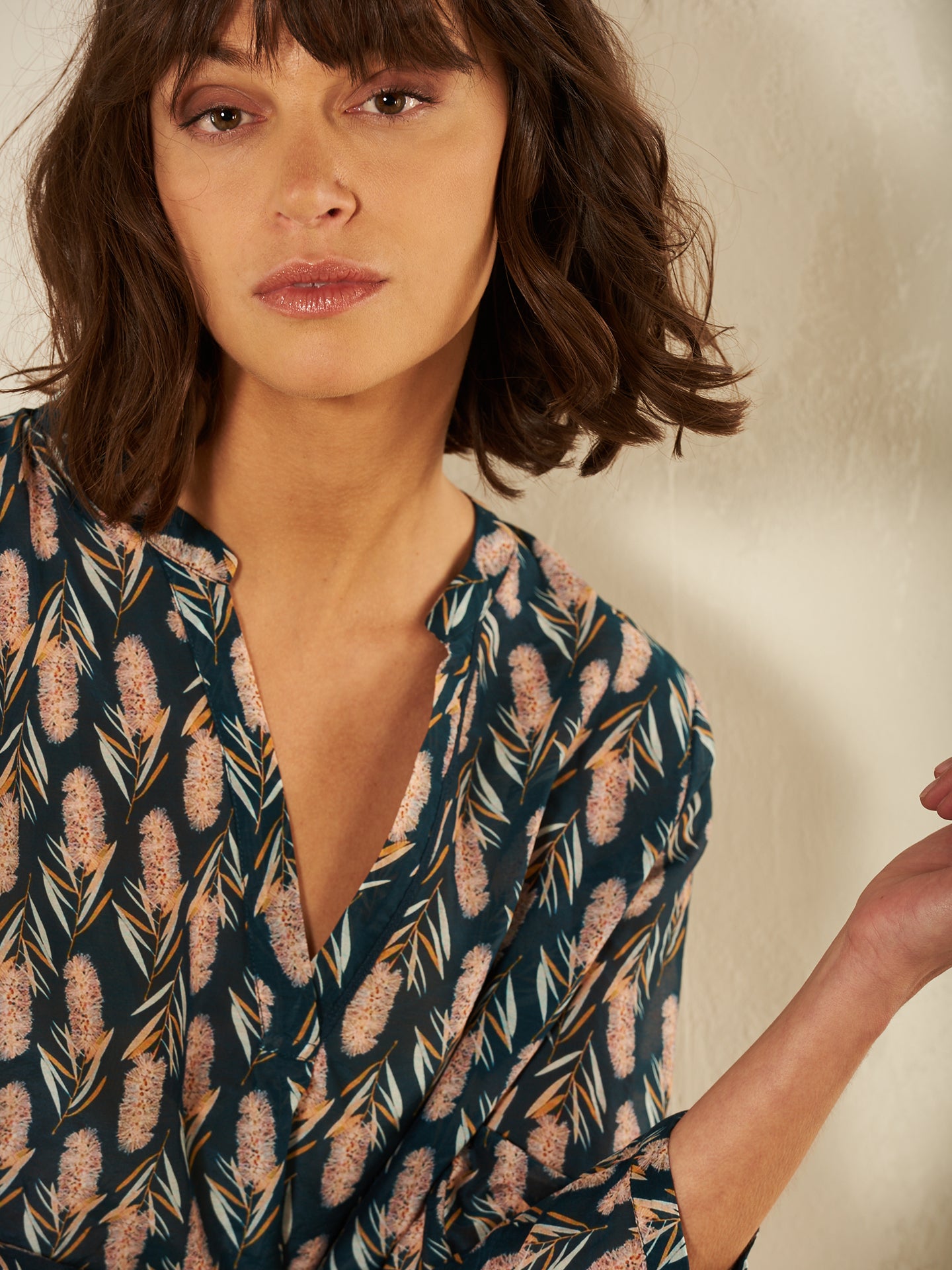 Blusa con stampa