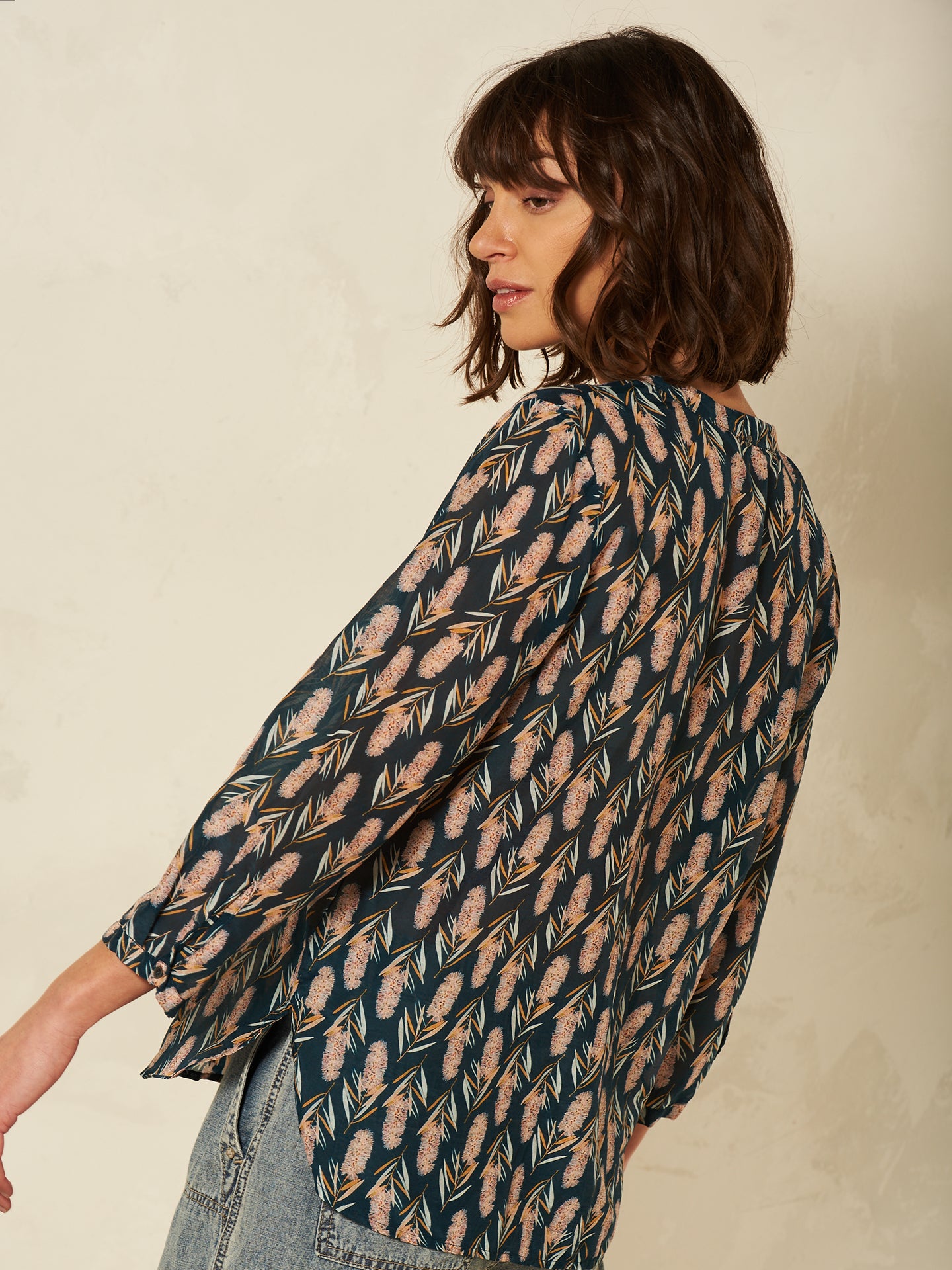 Blusa con stampa