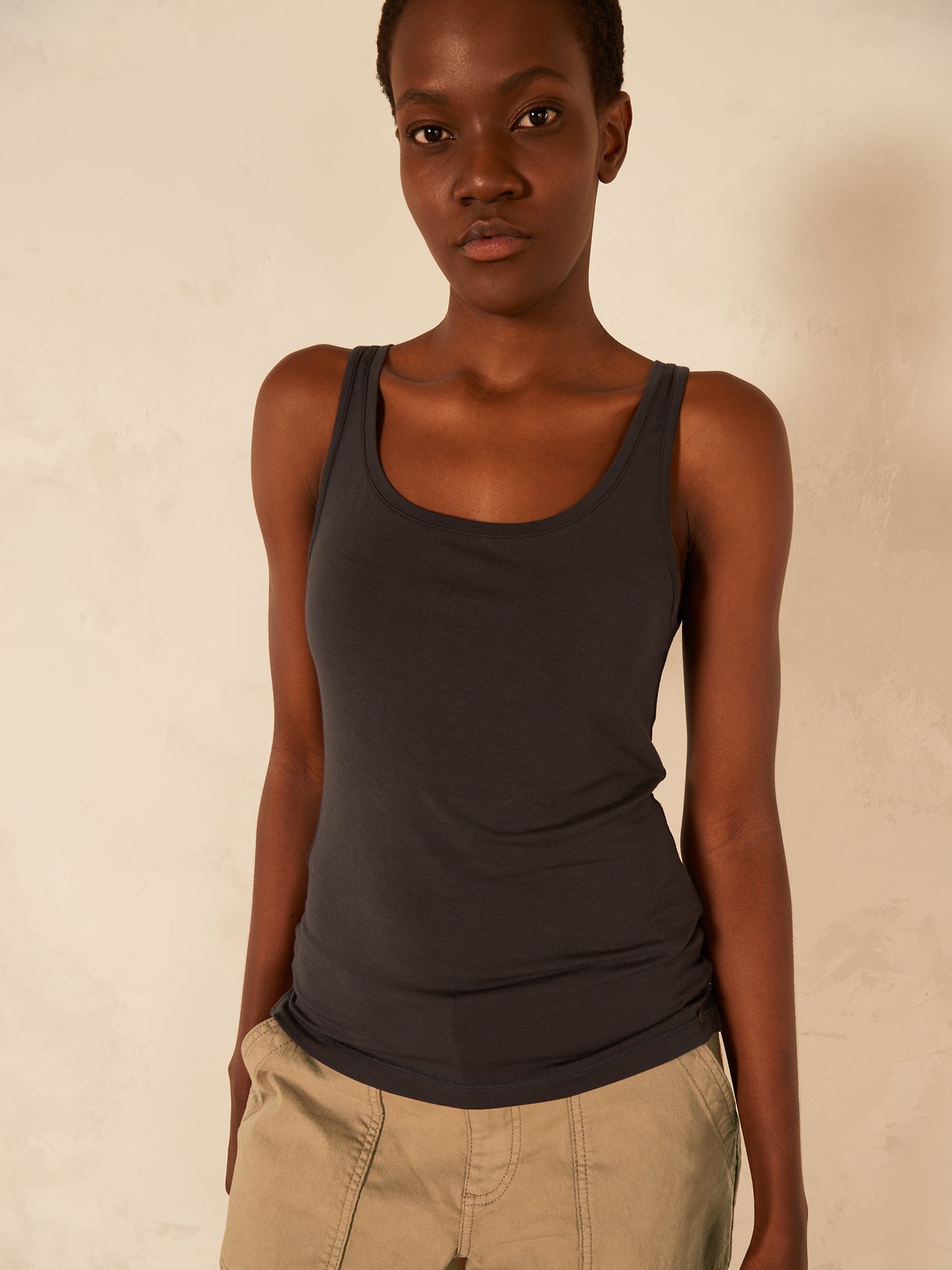 Top with wide straps
