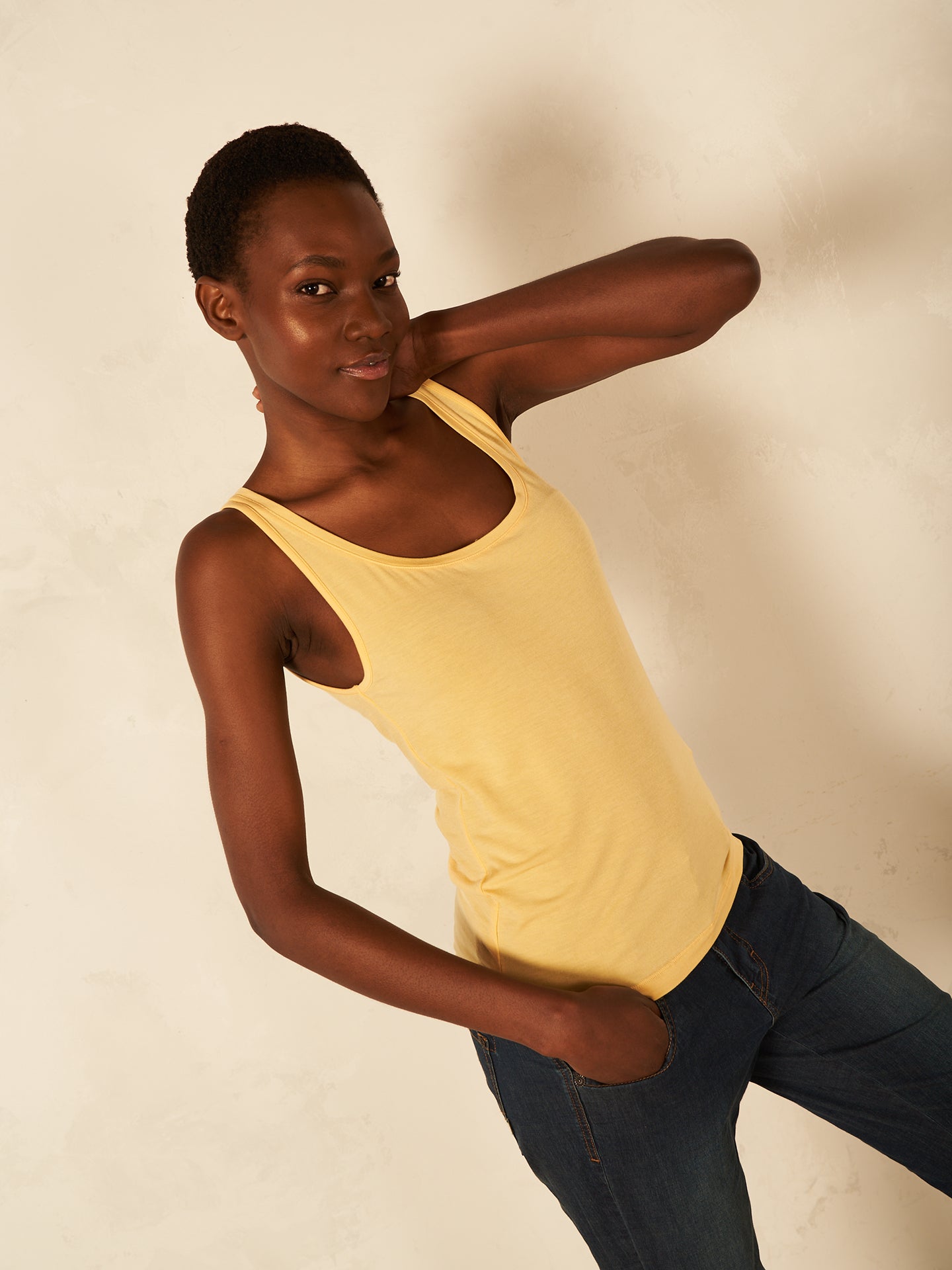 Top with wide straps