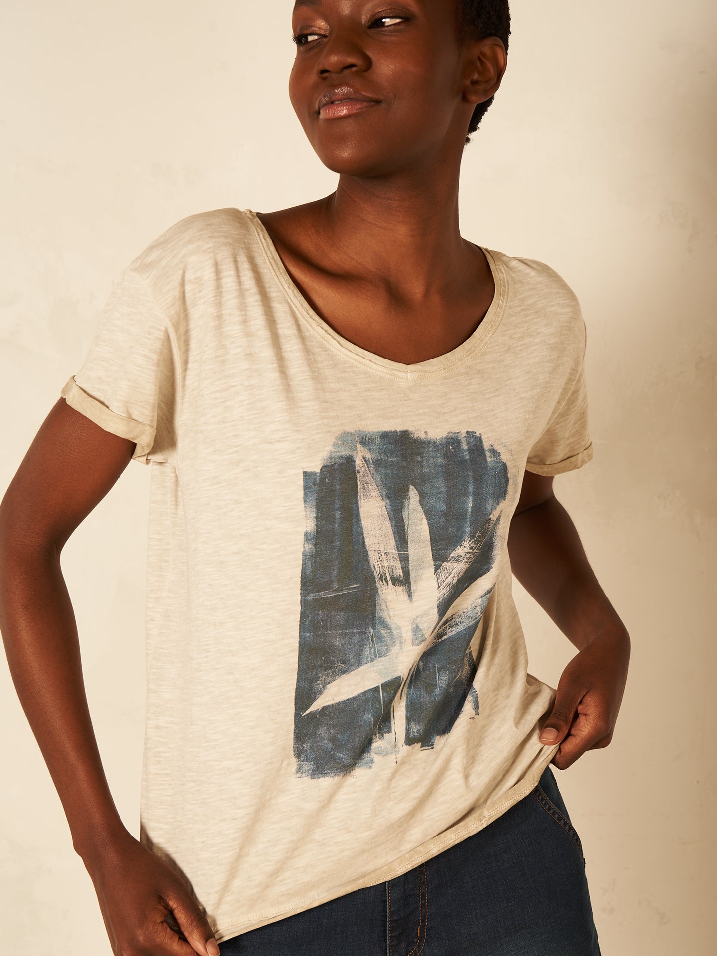 Shirt mit Druck