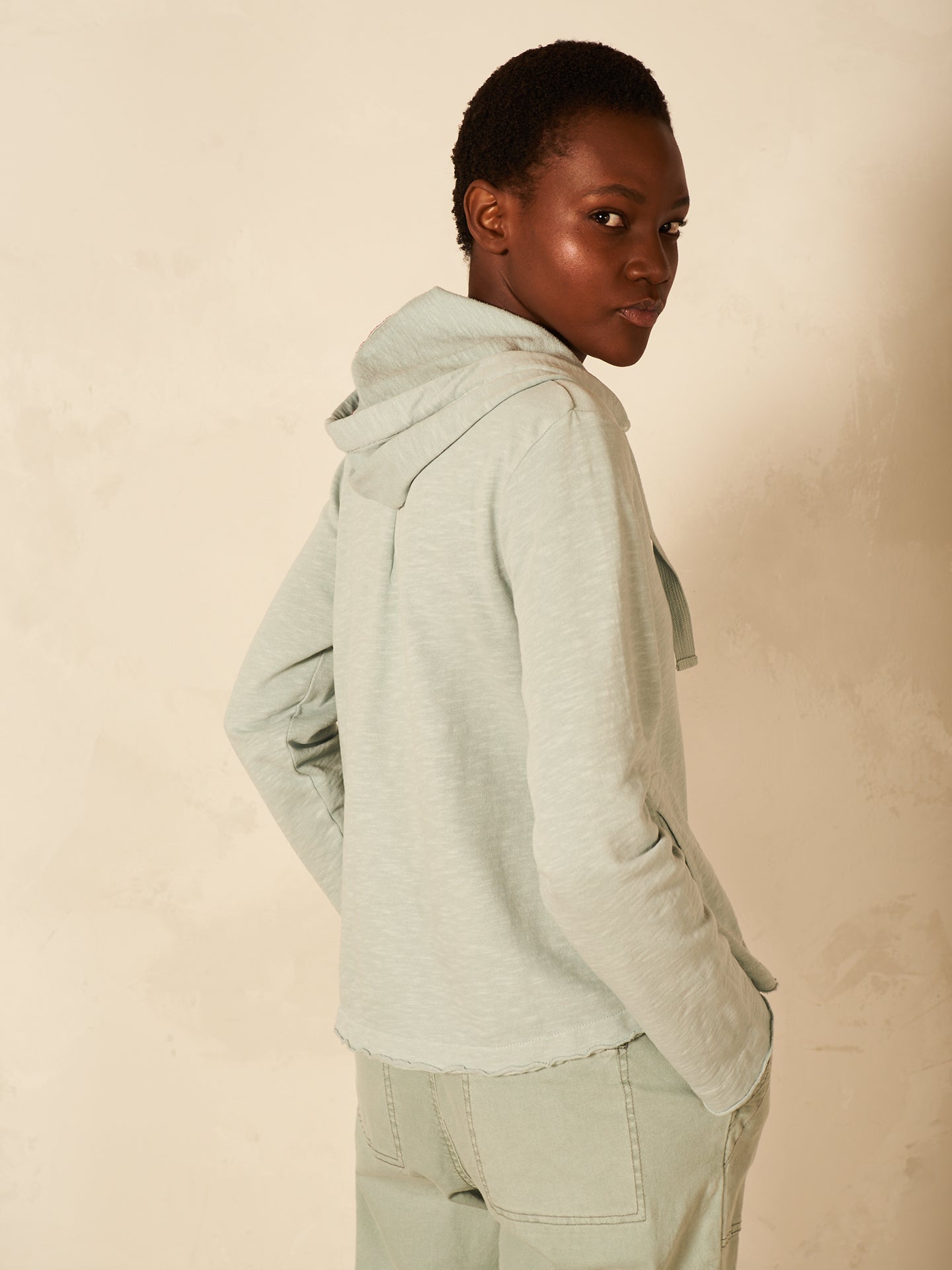 veste en sweat à capuche