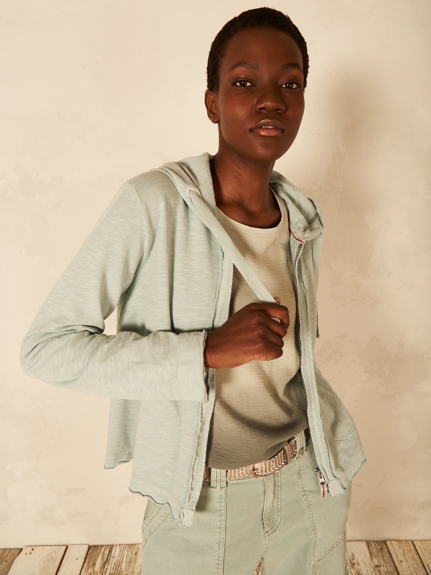 veste en sweat à capuche