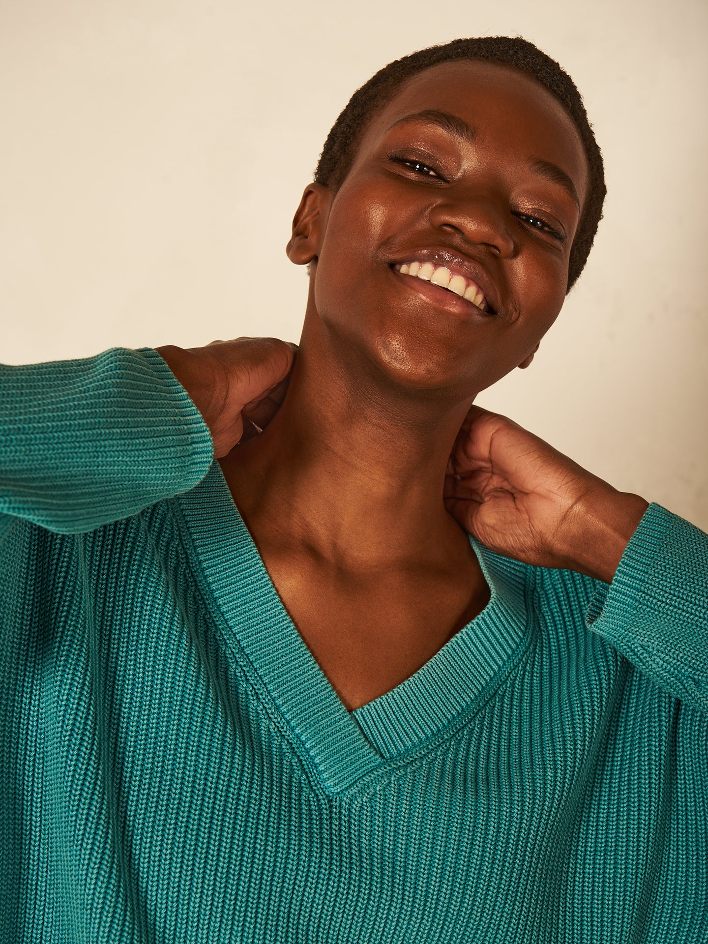 V-neck sweater