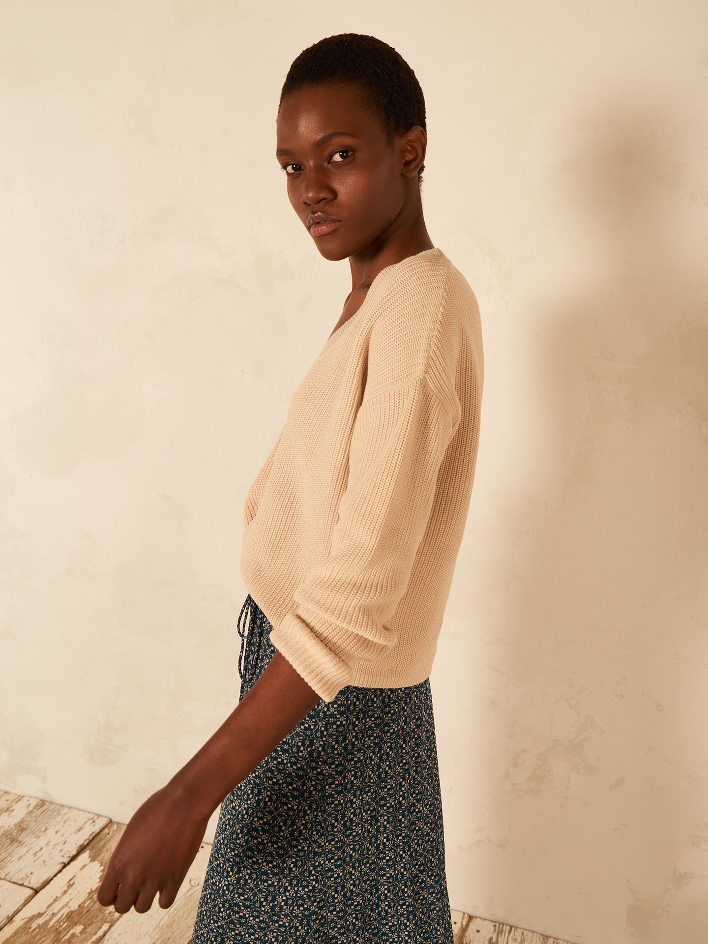 V-neck sweater