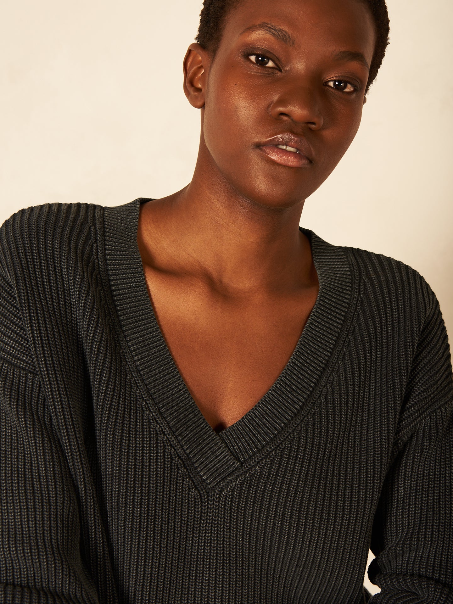 V-neck sweater