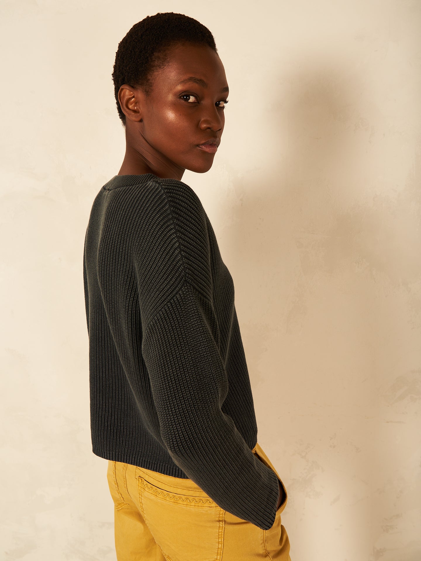 V-neck sweater