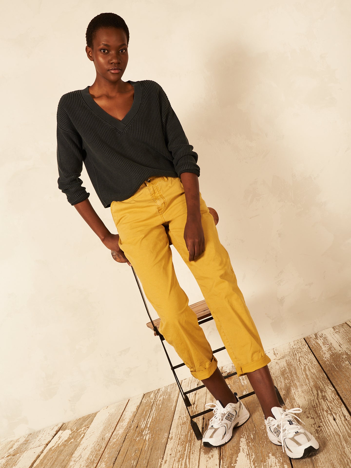 V-neck sweater