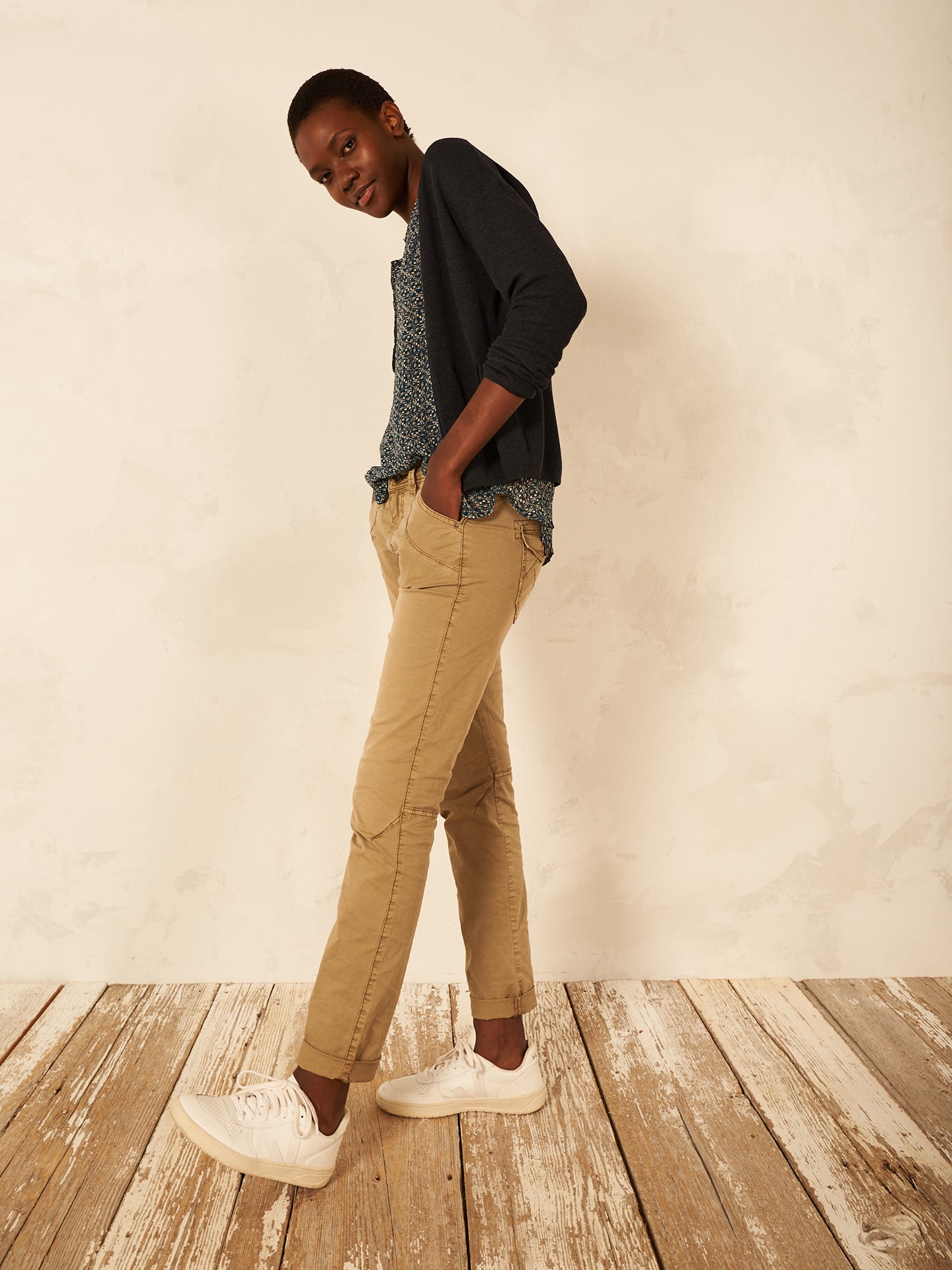 blouse avec patte de boutonnage