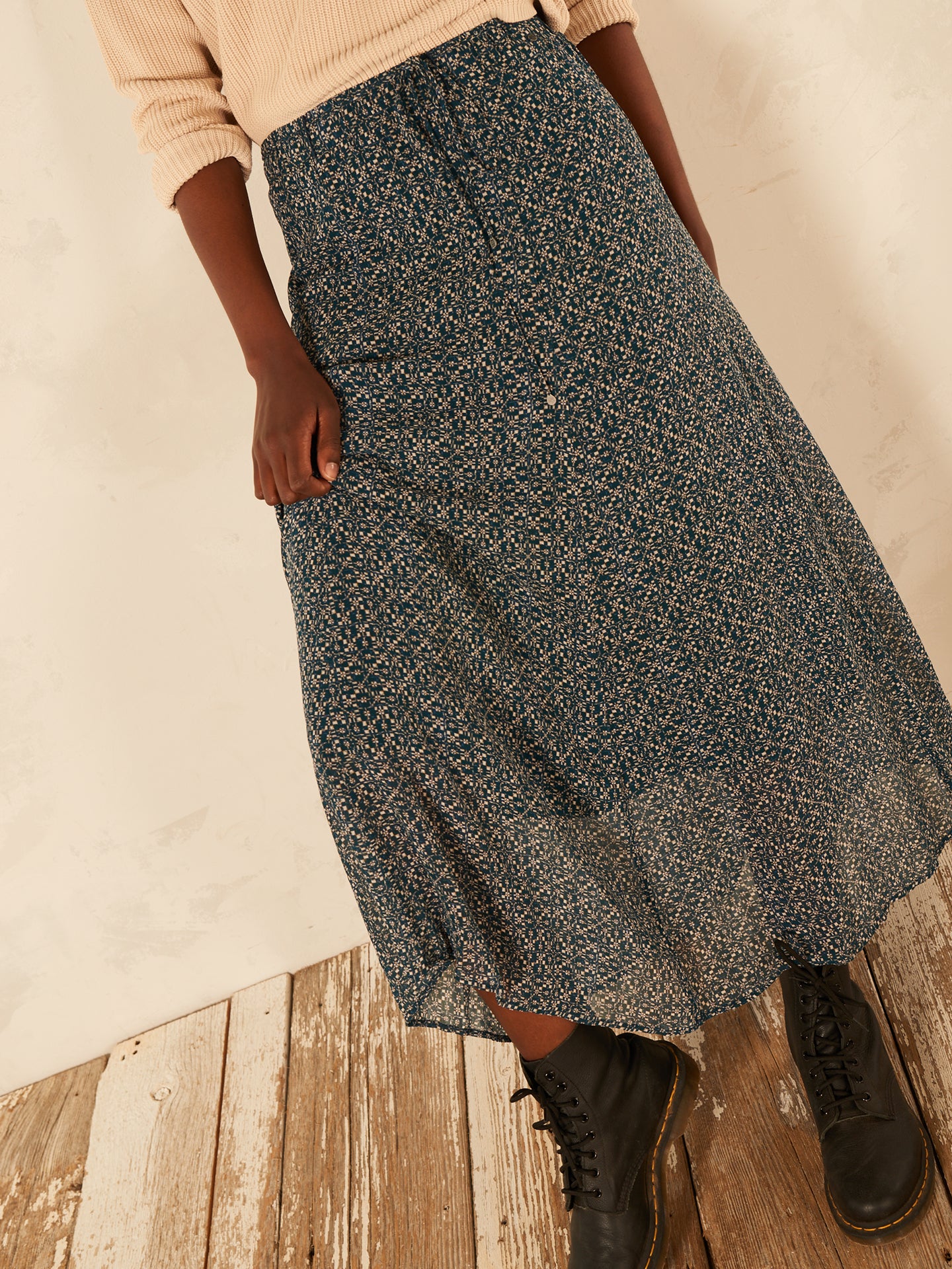 Printed skirt