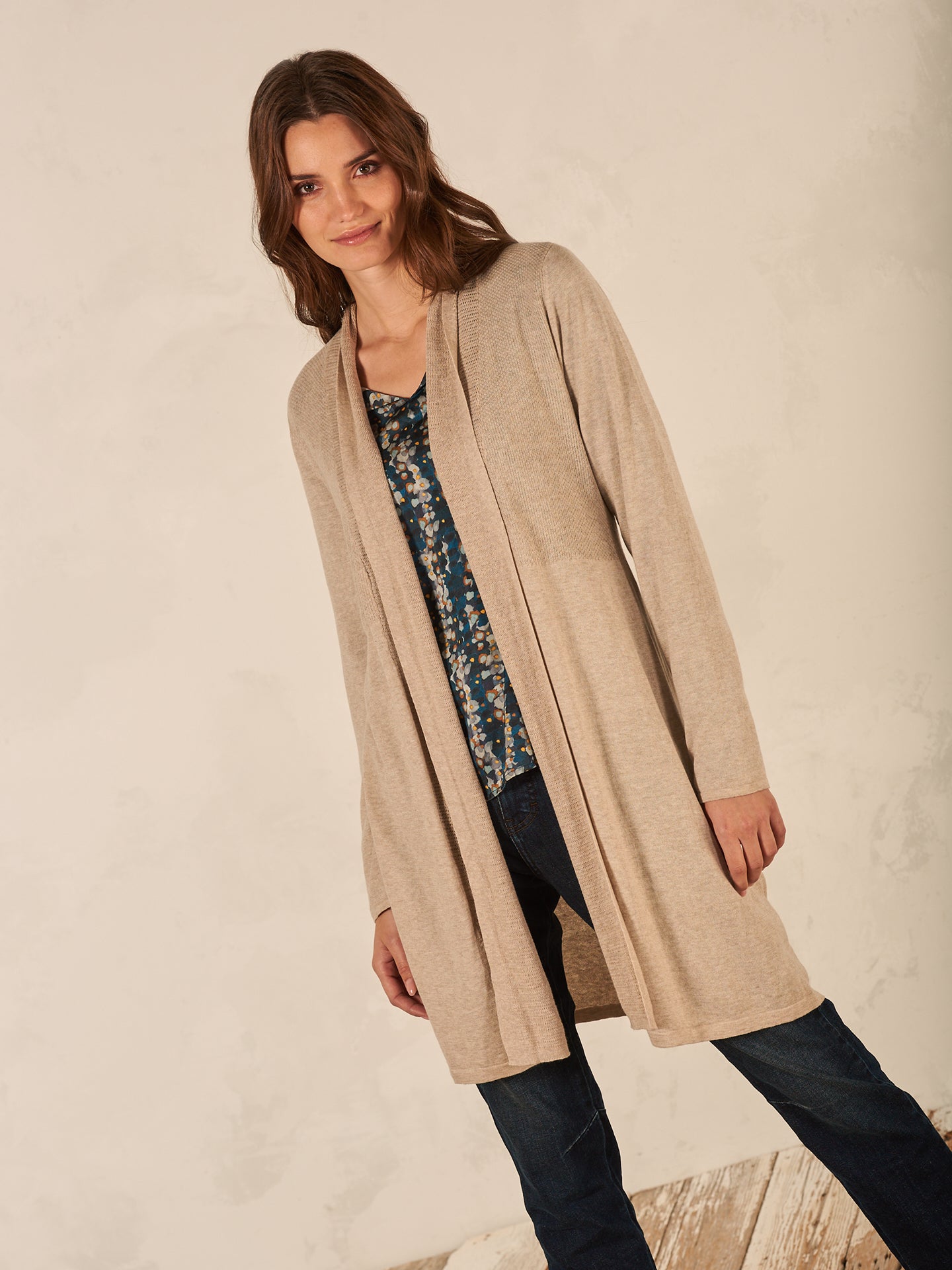 Feinstrickjacke