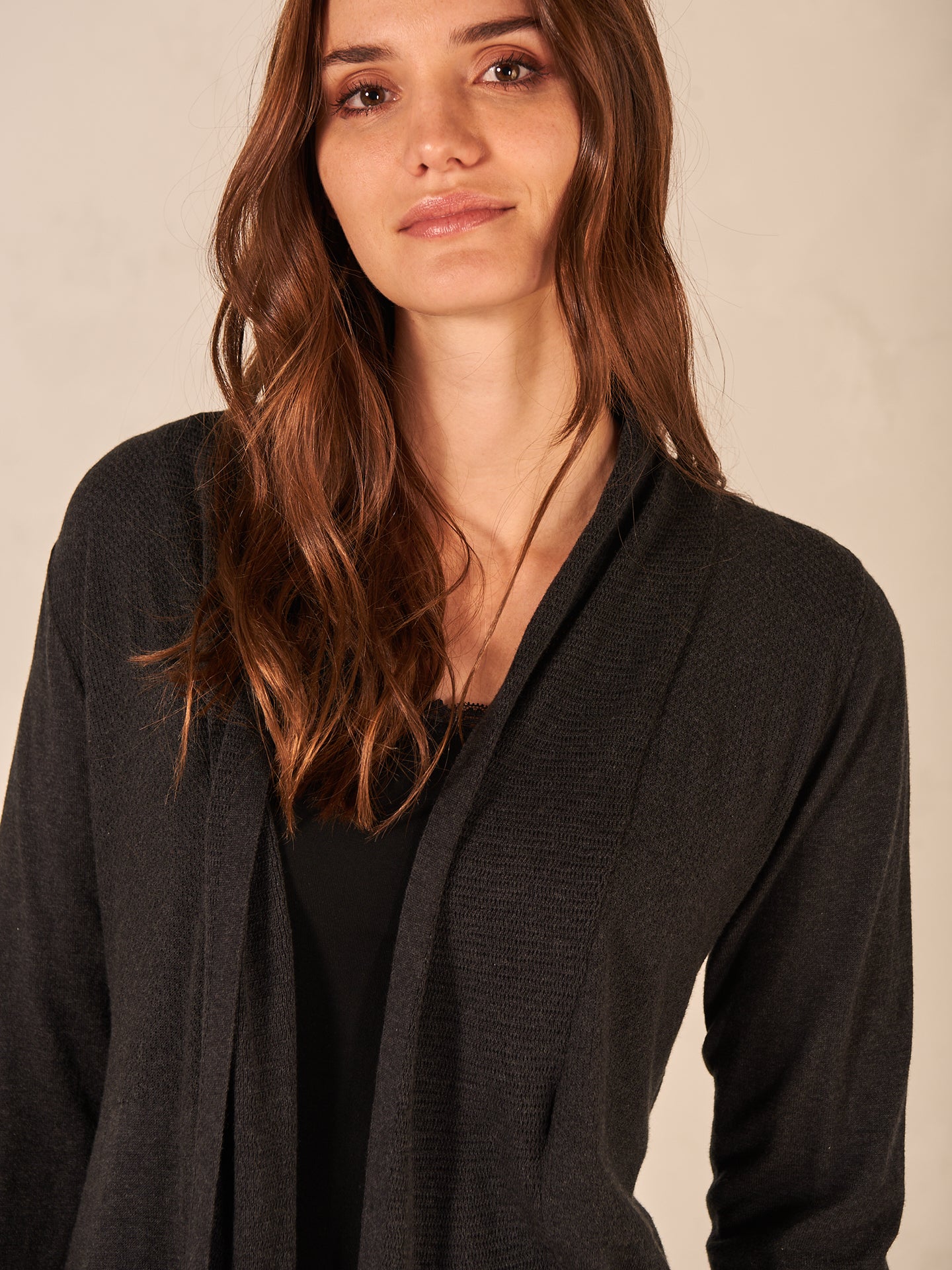 Feinstrickjacke