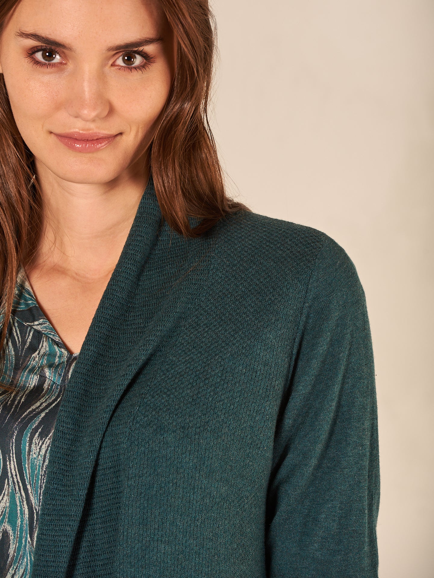 Feinstrickjacke