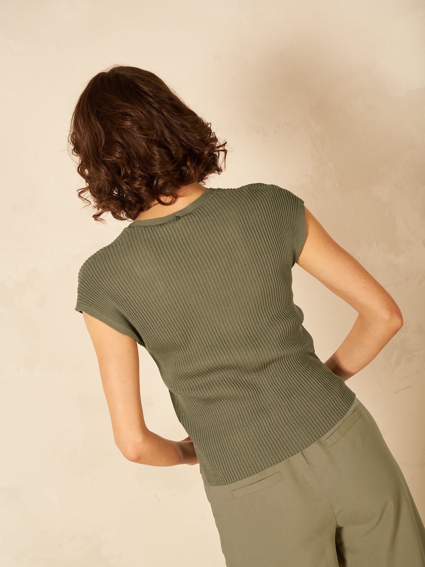 V-neck sweater vest