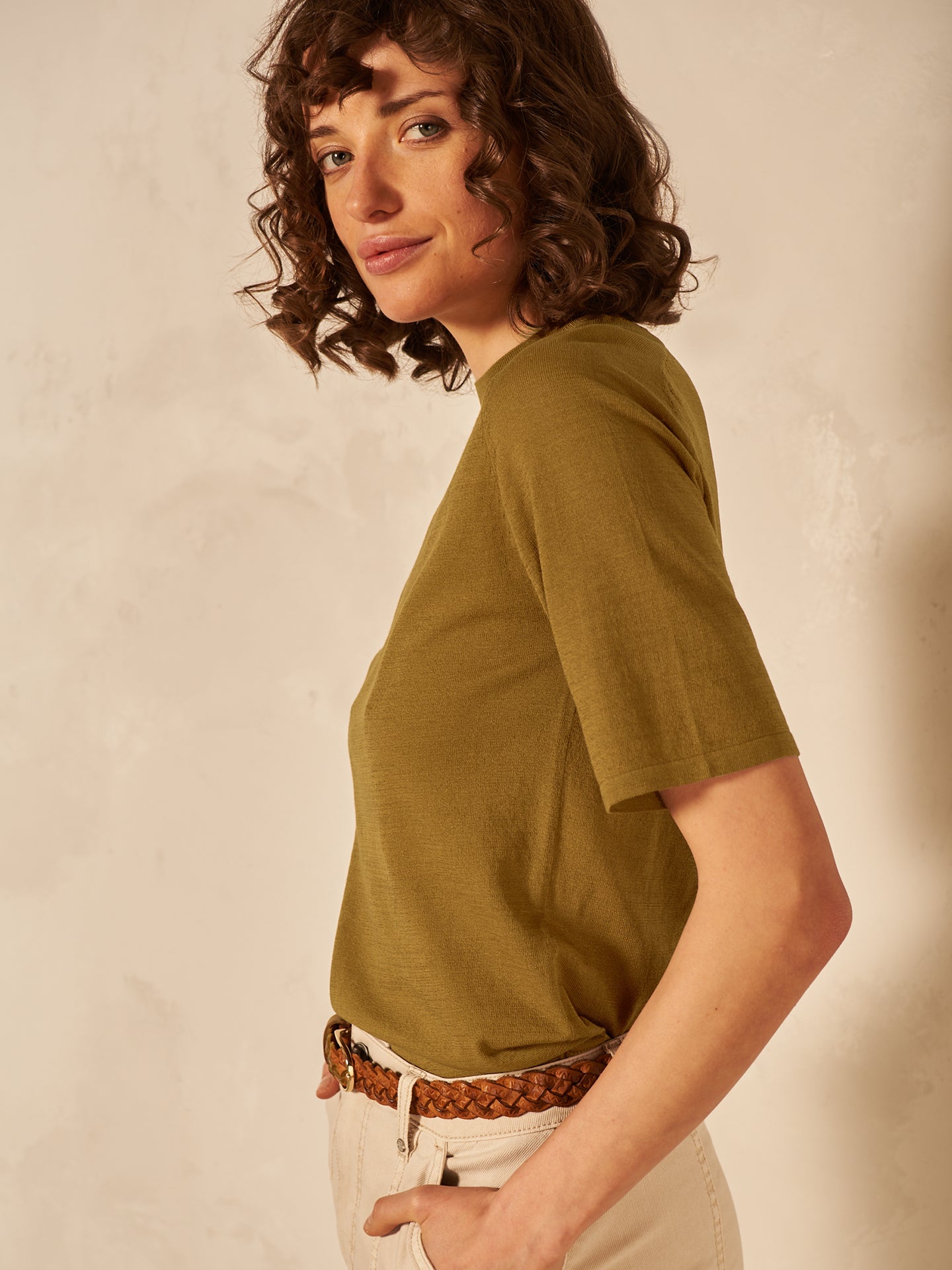 Pullover mit Stehkragen