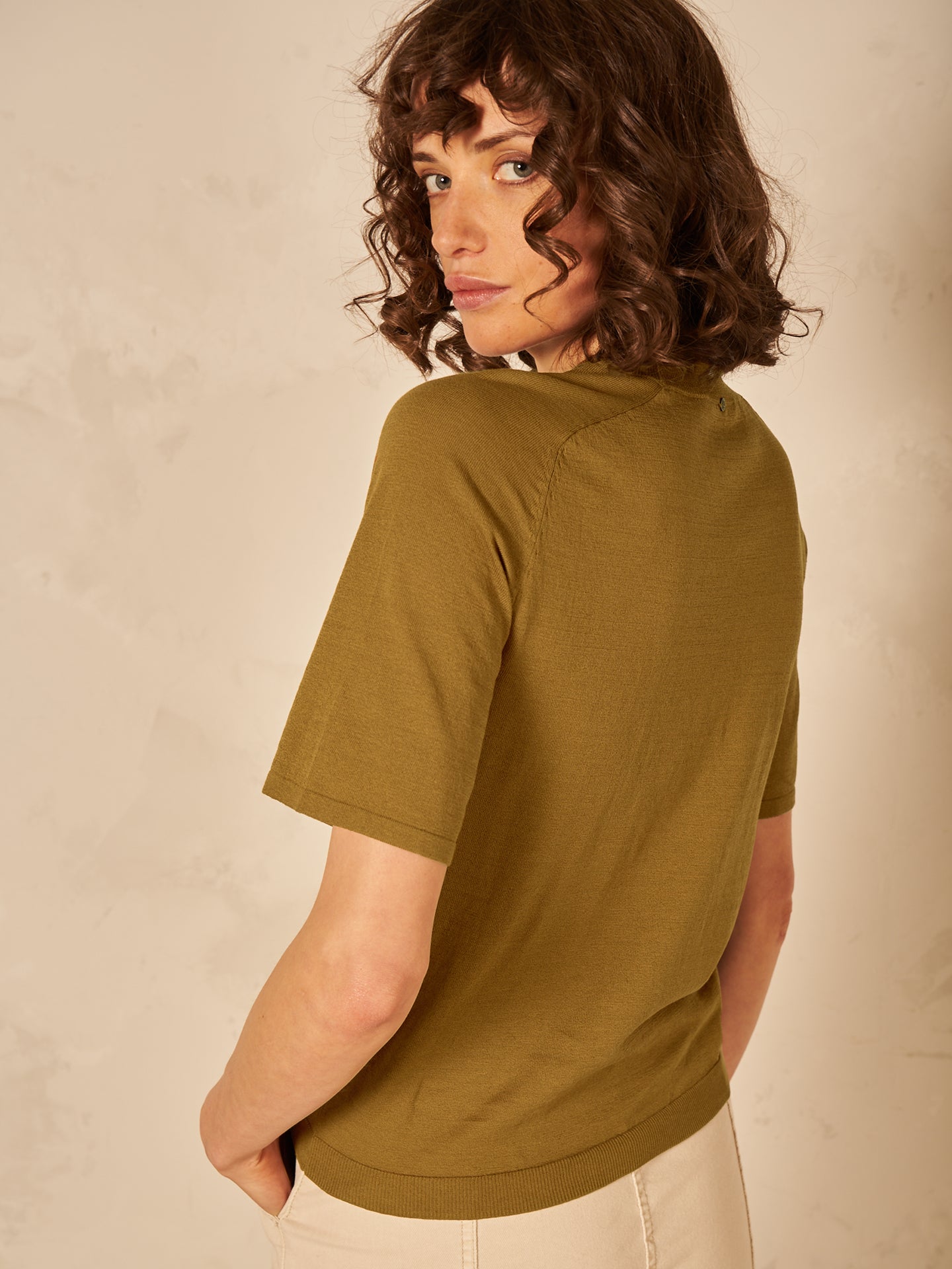 Pullover mit Stehkragen