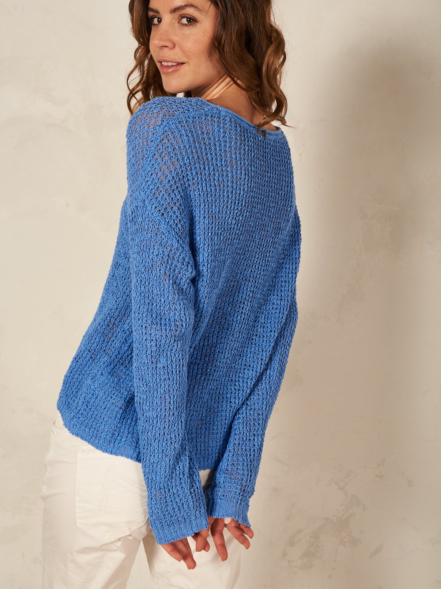 Maglione con scollo rotondo