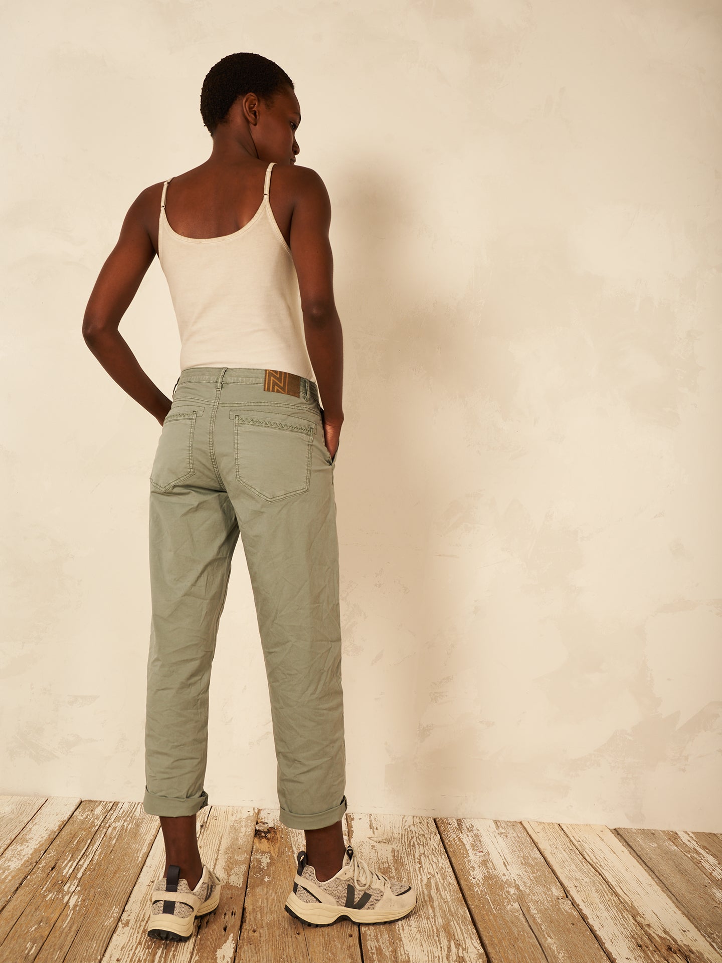 Pantaloni barrel fit