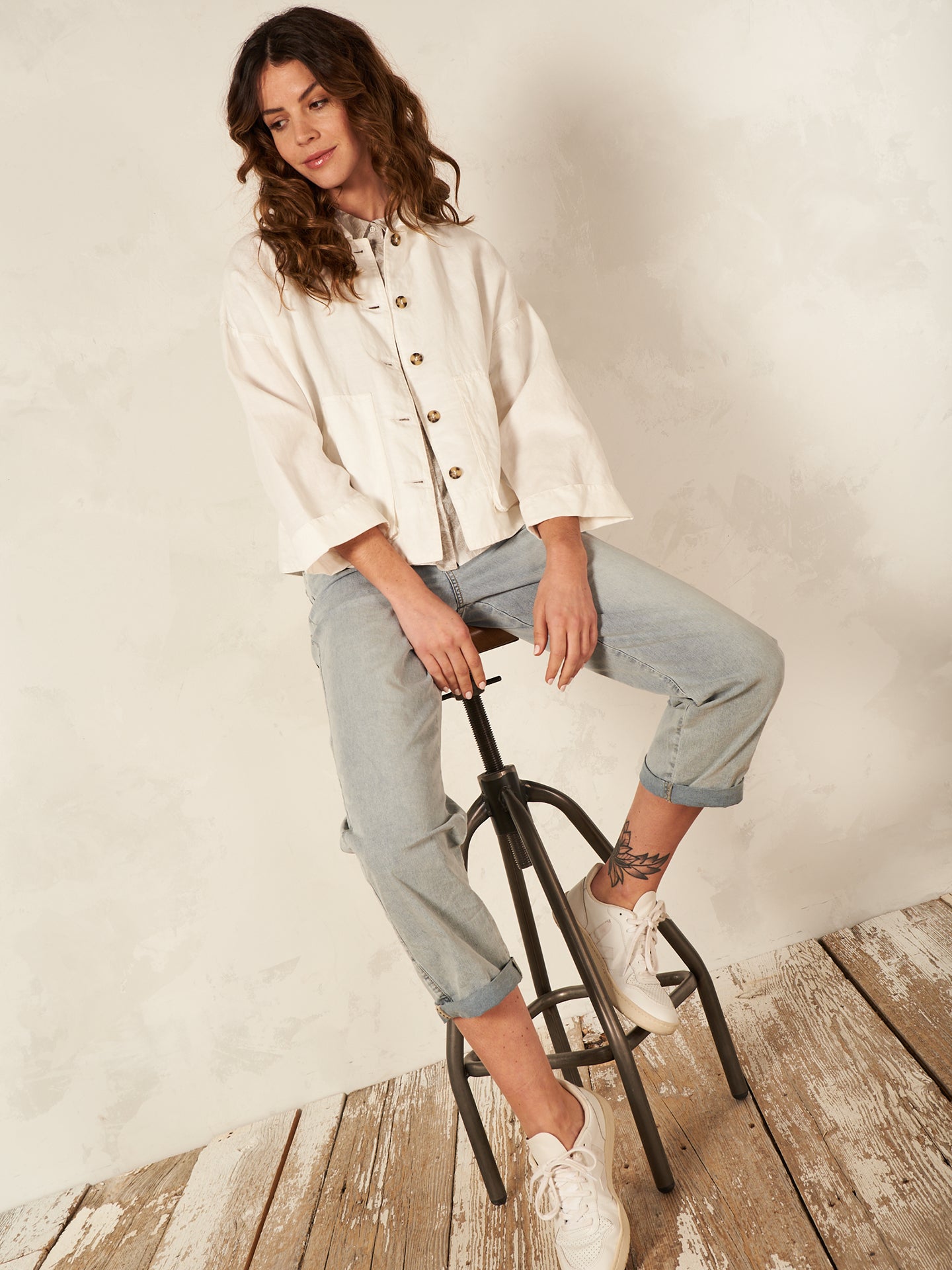 veste avec col de chemise