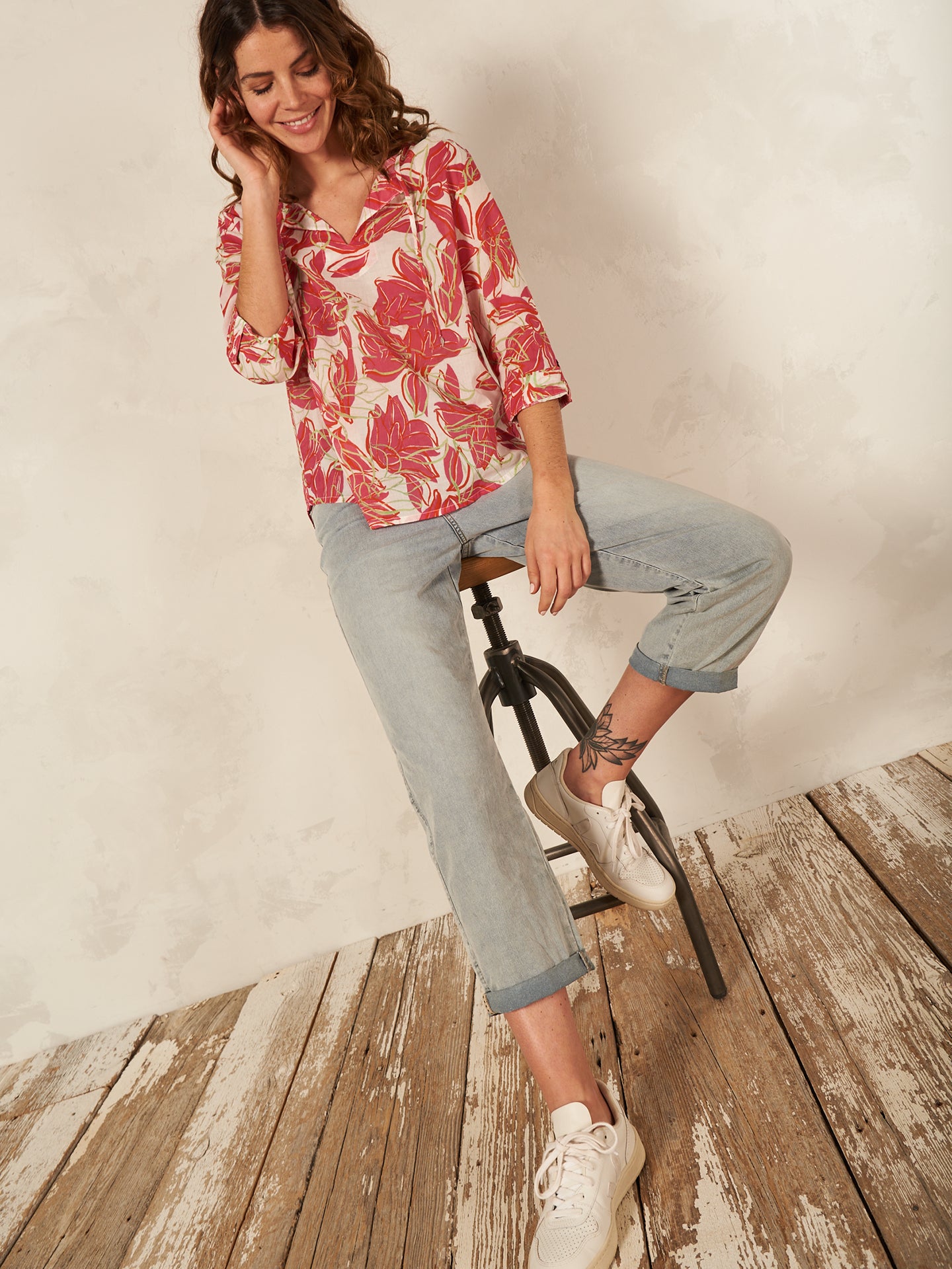 Bluse 3/4-Arm