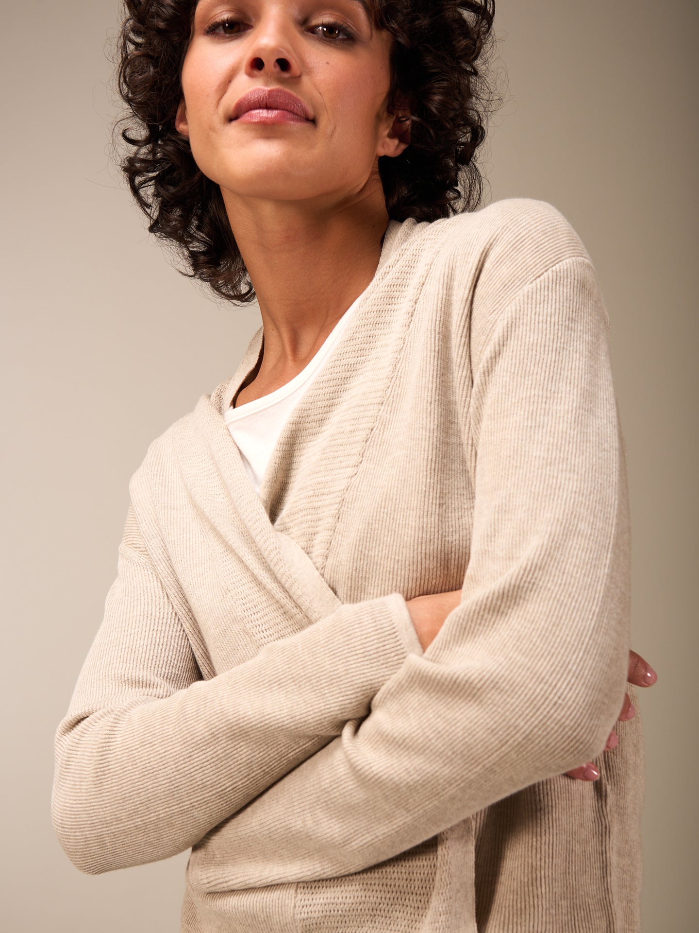 Feinstrickjacke