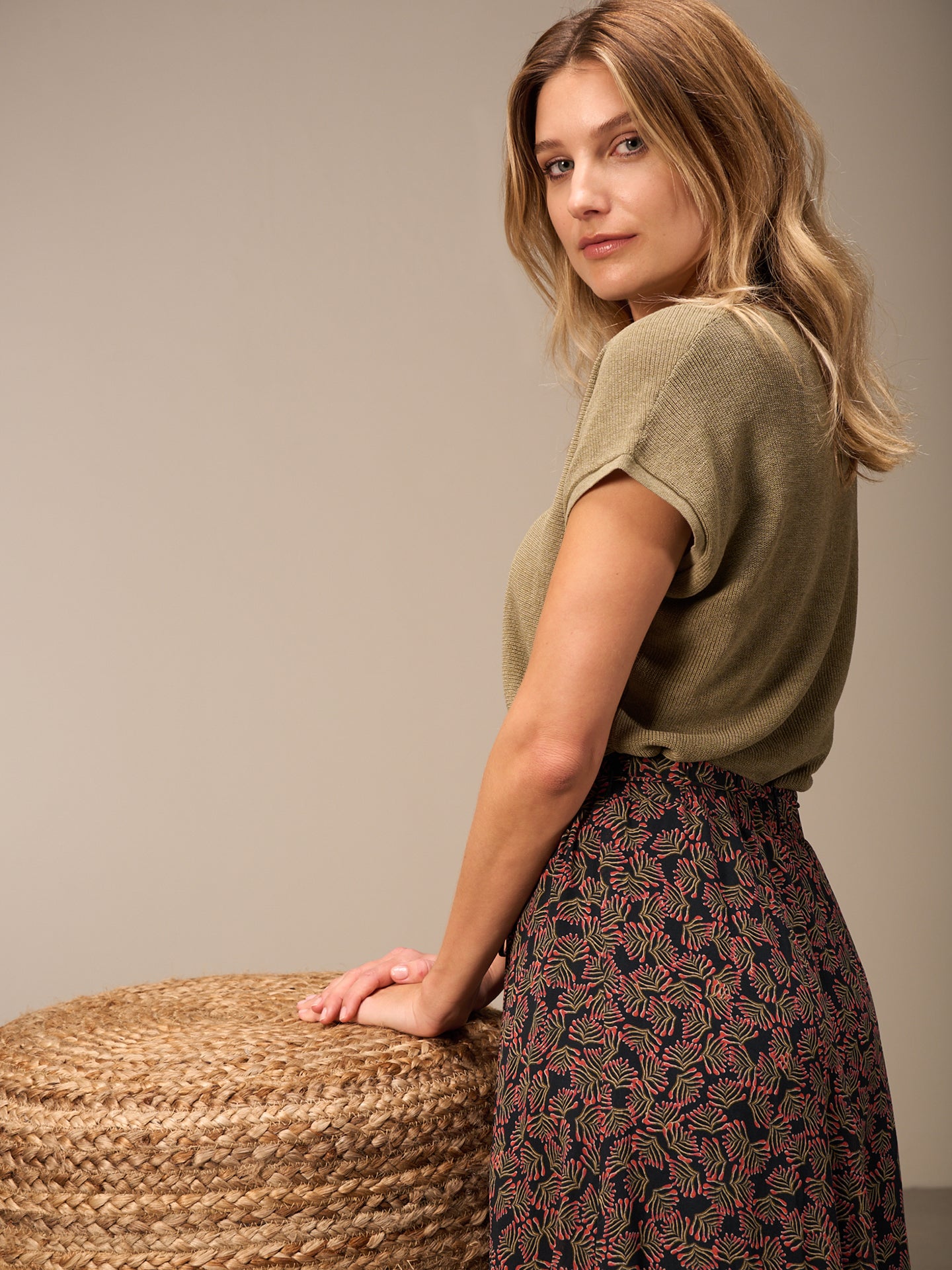 V-neck sweater vest