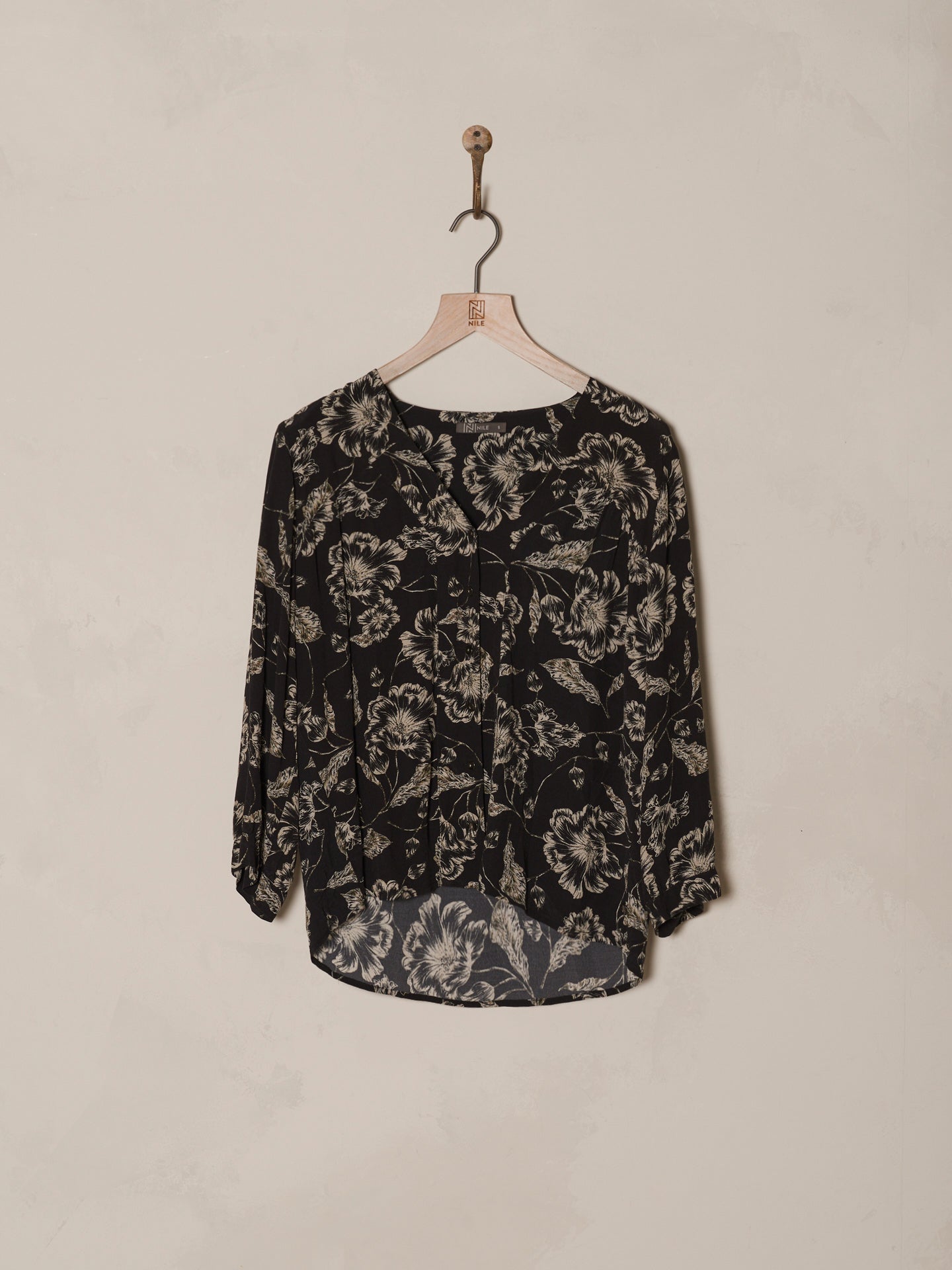 blouse à manches 3/4