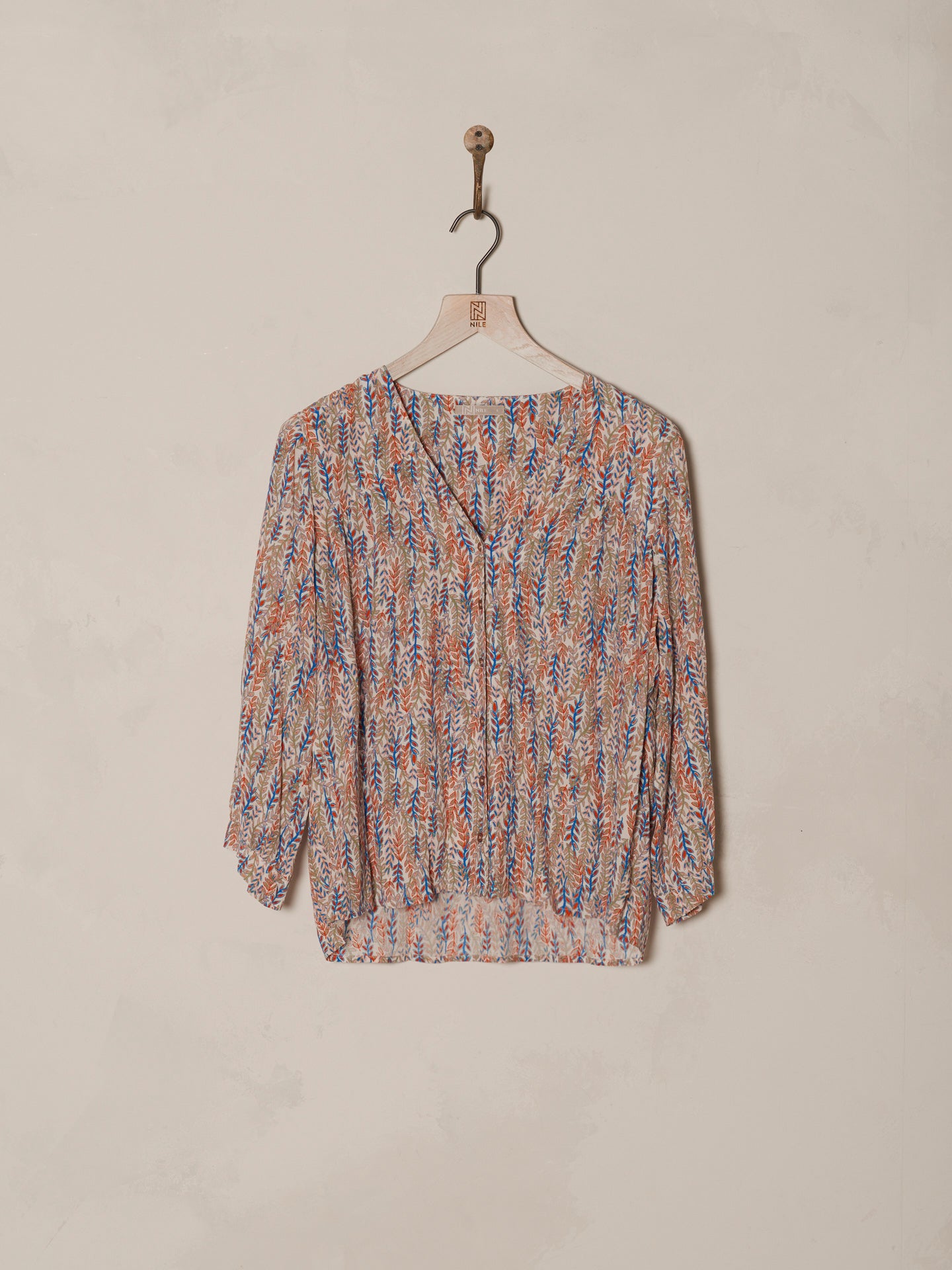 blouse à manches 3/4