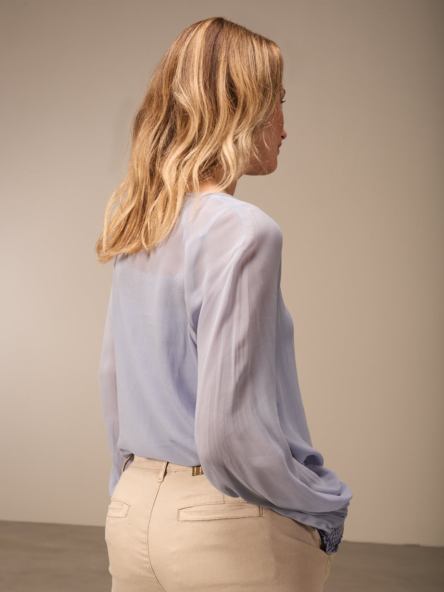 Bluse einfarbig